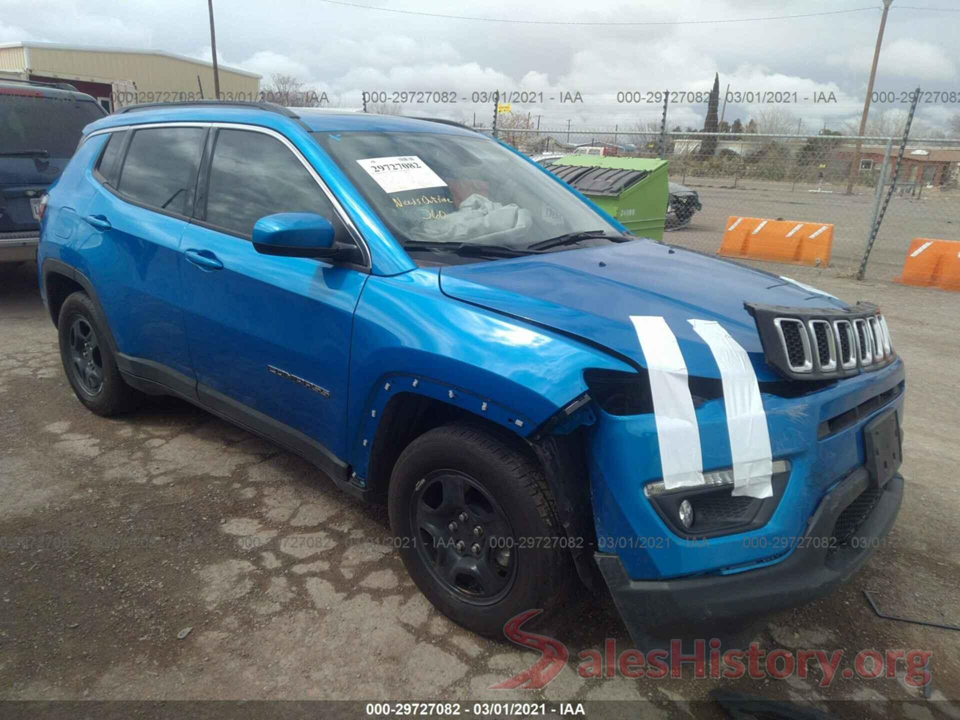 3C4NJCBB2LT121378 2020 JEEP COMPASS