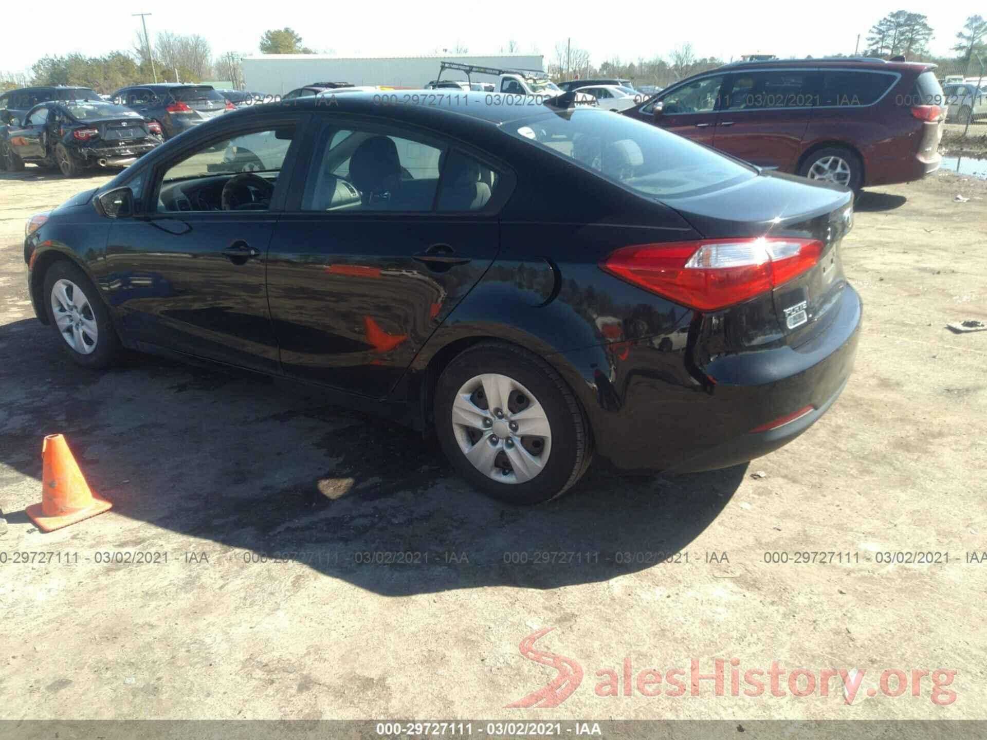 KNAFK4A66G5541174 2016 KIA FORTE