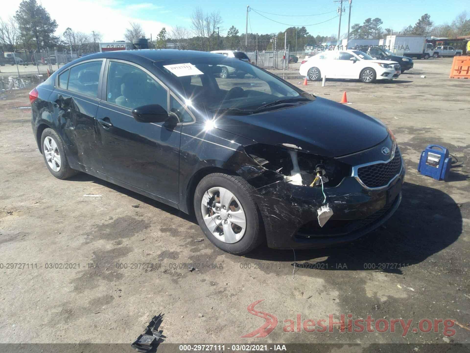 KNAFK4A66G5541174 2016 KIA FORTE