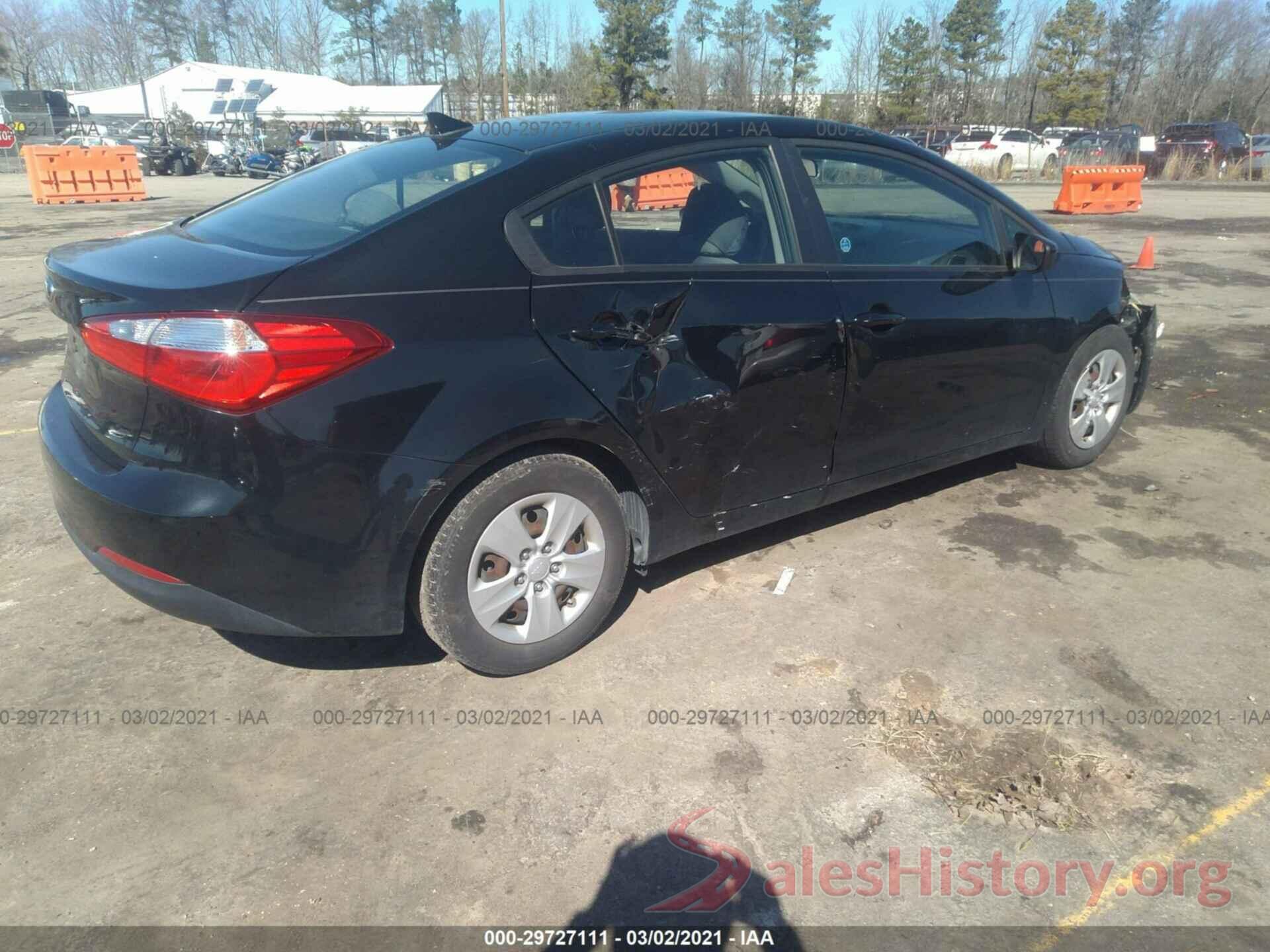 KNAFK4A66G5541174 2016 KIA FORTE