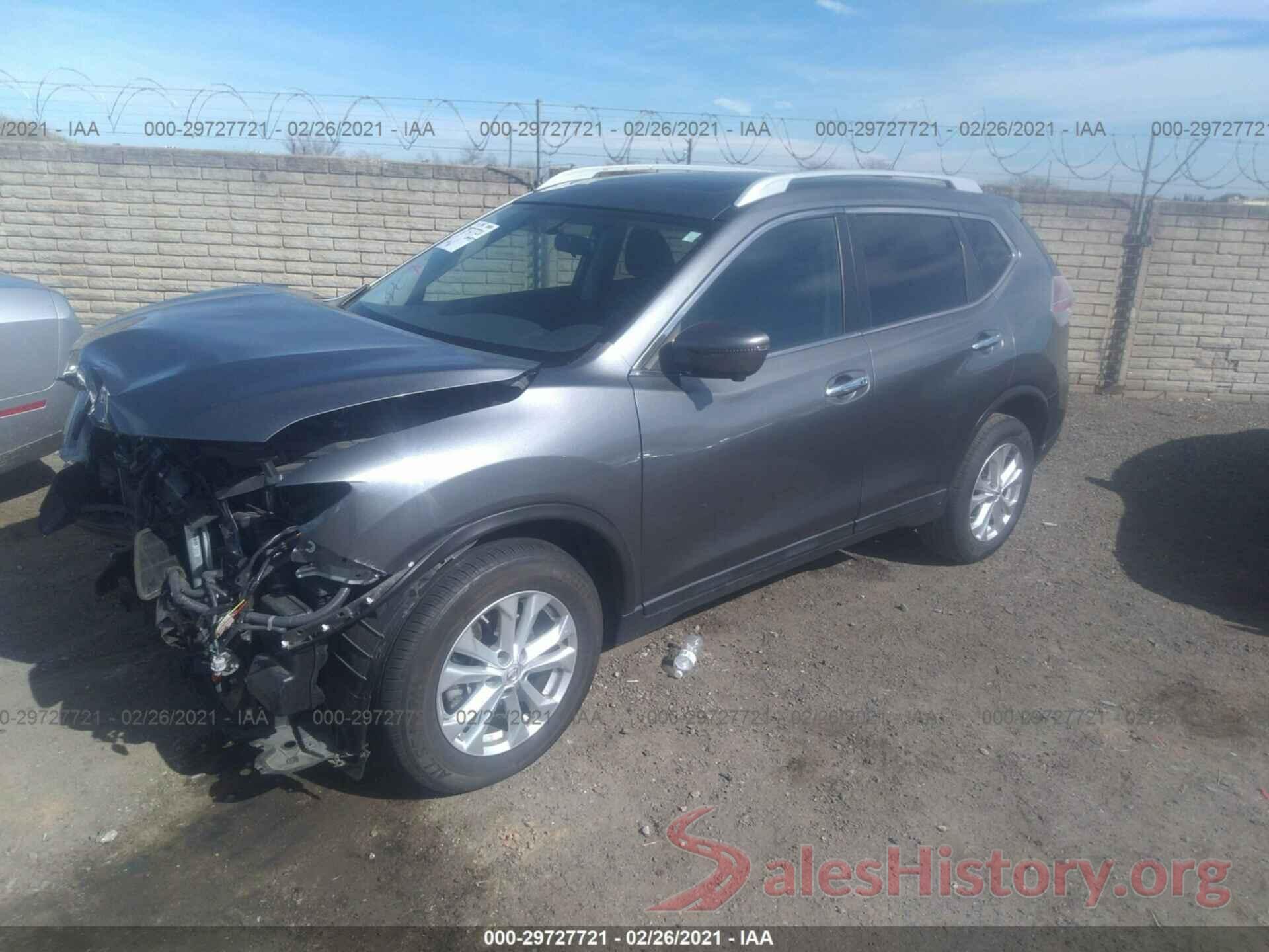 5N1AT2MTXGC734645 2016 NISSAN ROGUE