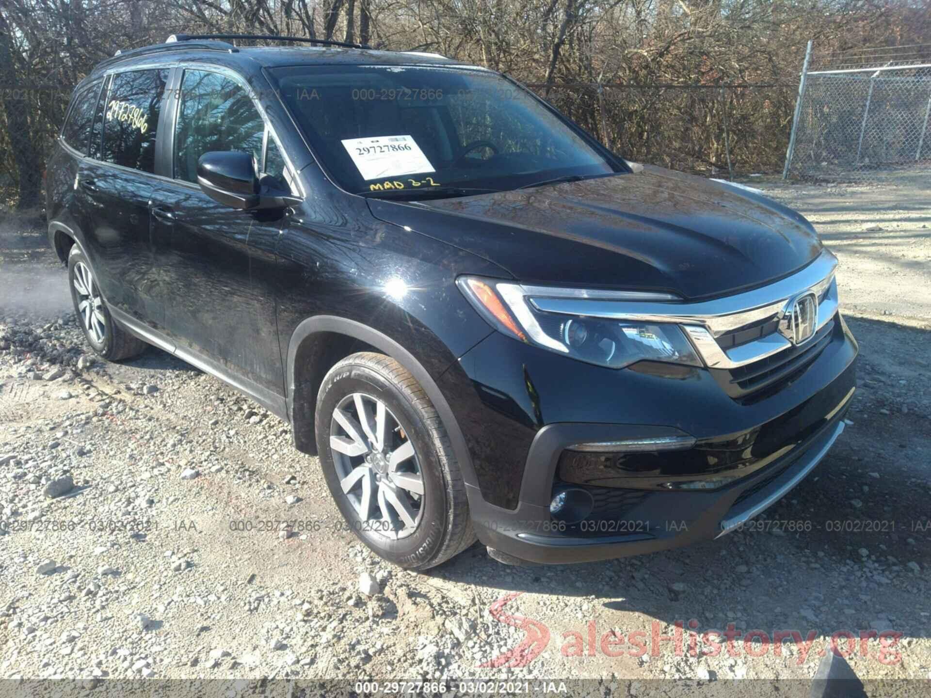 5FNYF6H56KB071664 2019 HONDA PILOT