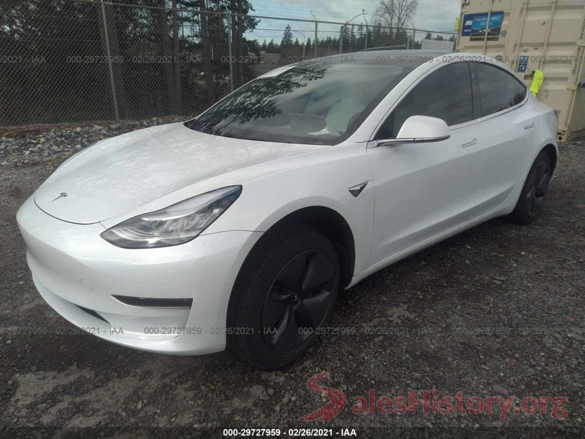 5YJ3E1EB1KF421521 2019 TESLA MODEL 3