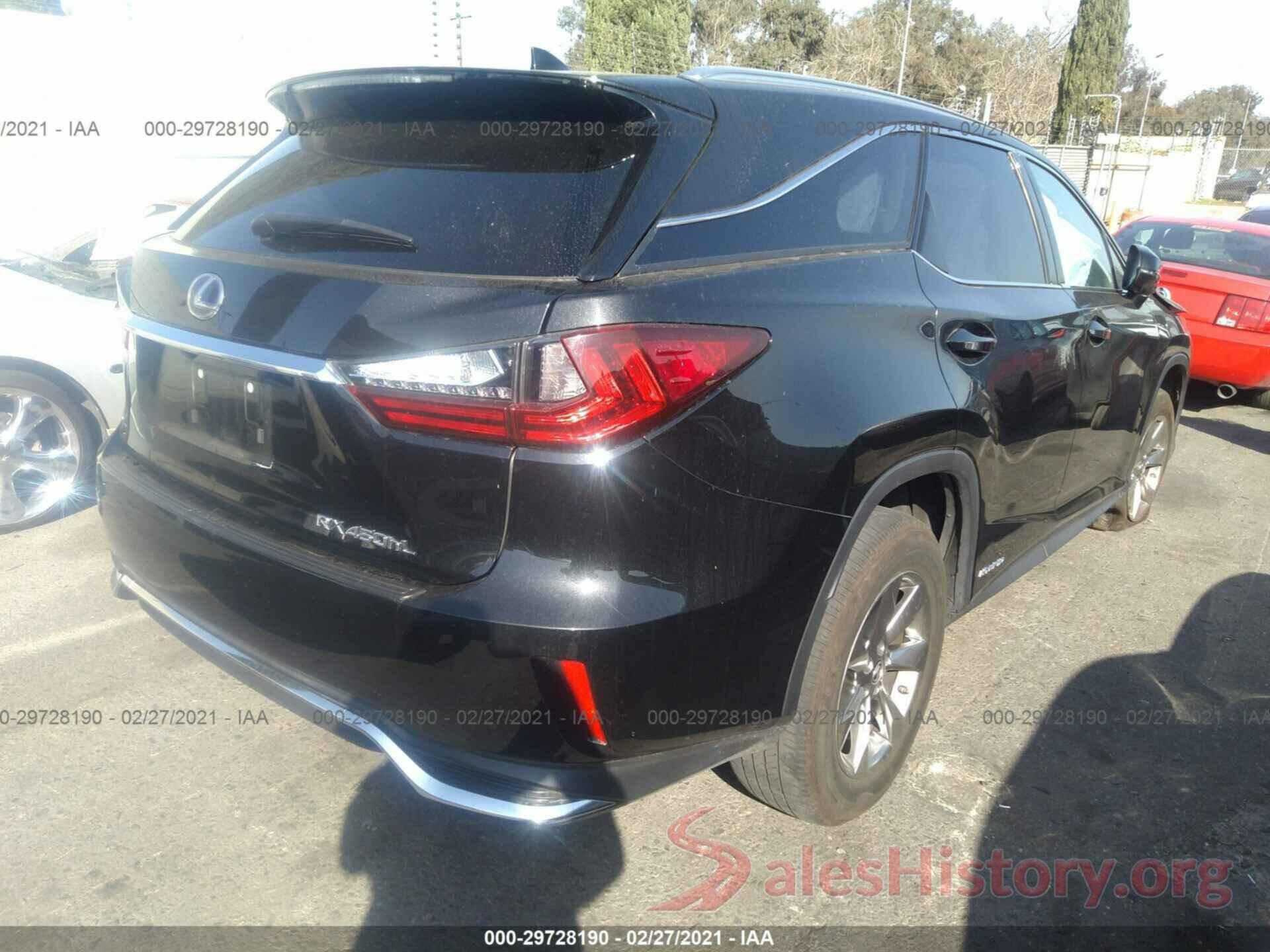 JTJDGKCA1K2007458 2019 LEXUS RX