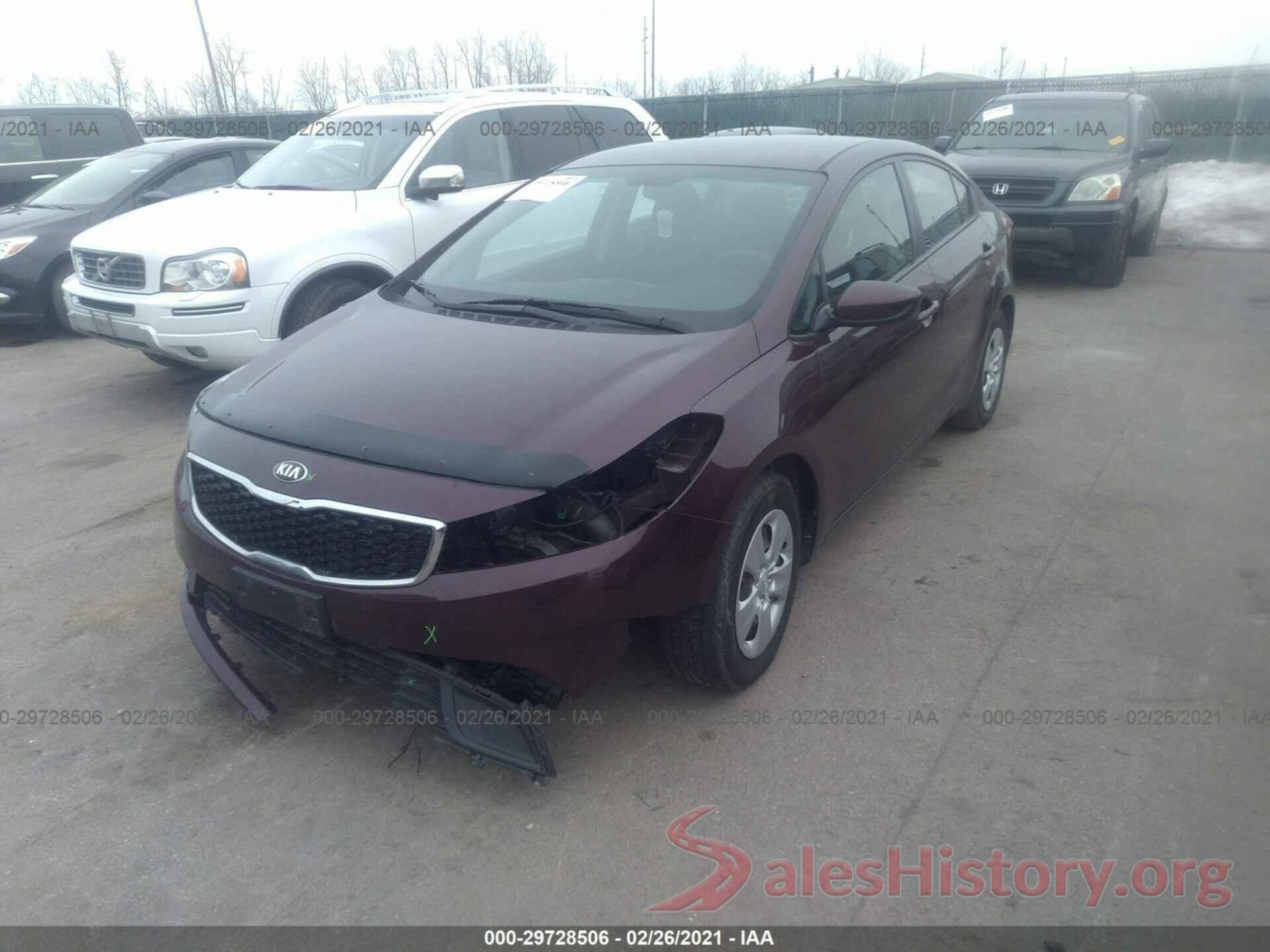 3KPFK4A73JE281646 2018 KIA FORTE