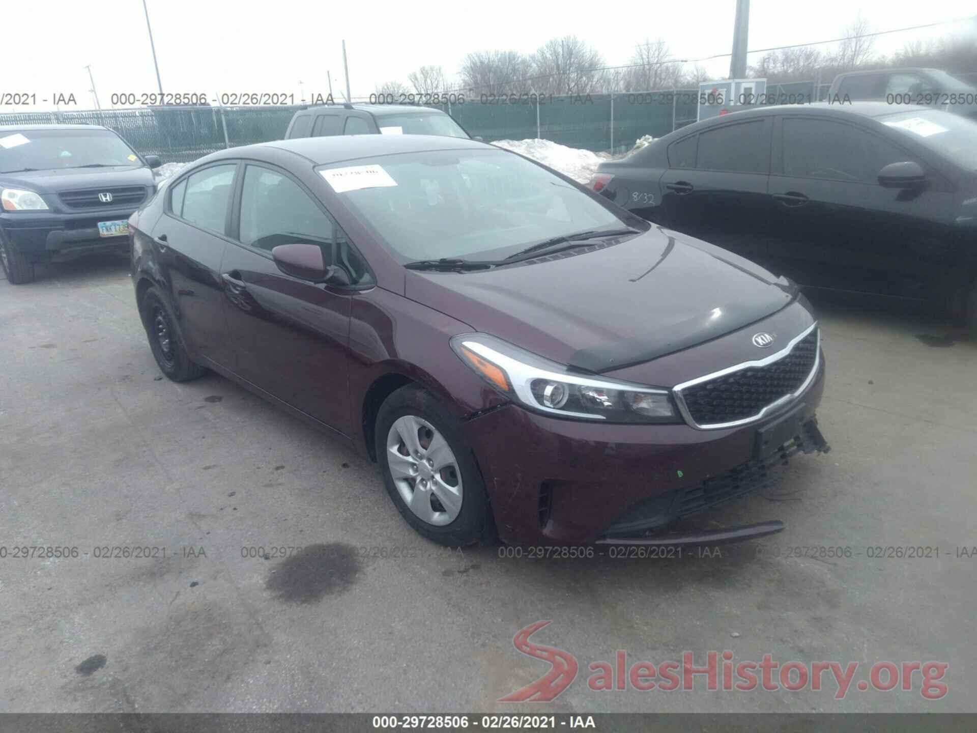 3KPFK4A73JE281646 2018 KIA FORTE