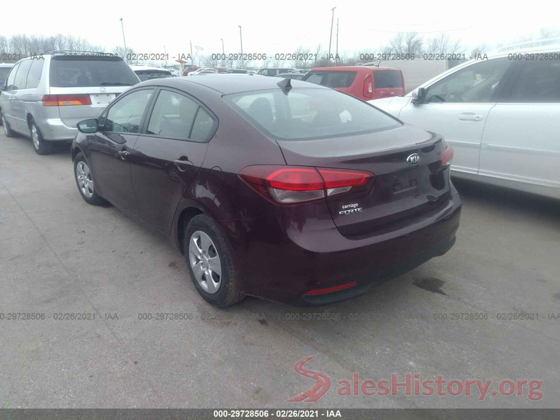 3KPFK4A73JE281646 2018 KIA FORTE