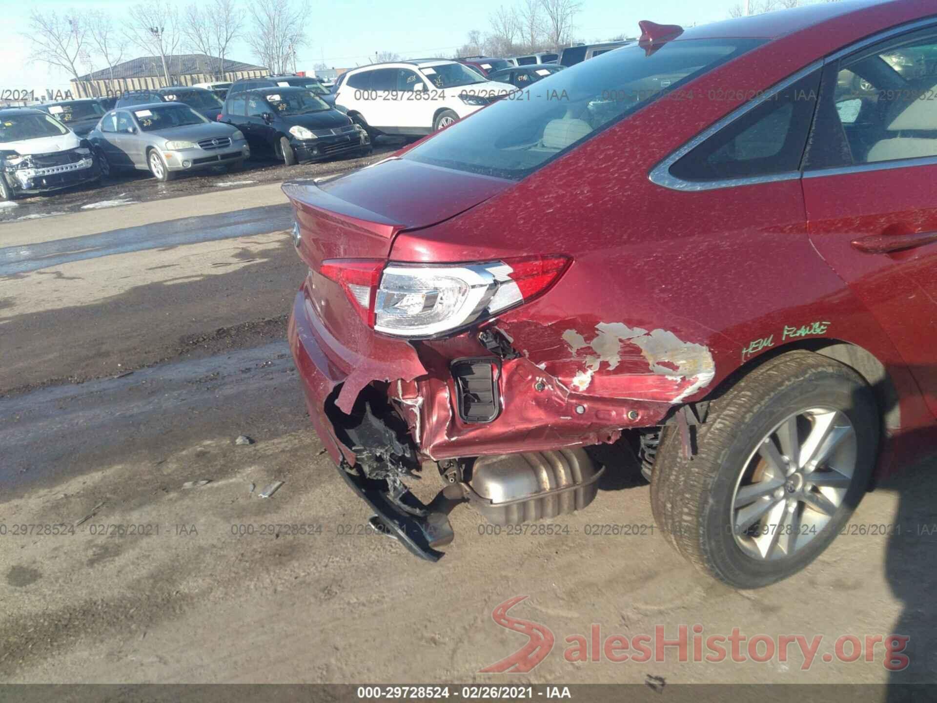 5NPE24AF9GH316889 2016 HYUNDAI SONATA