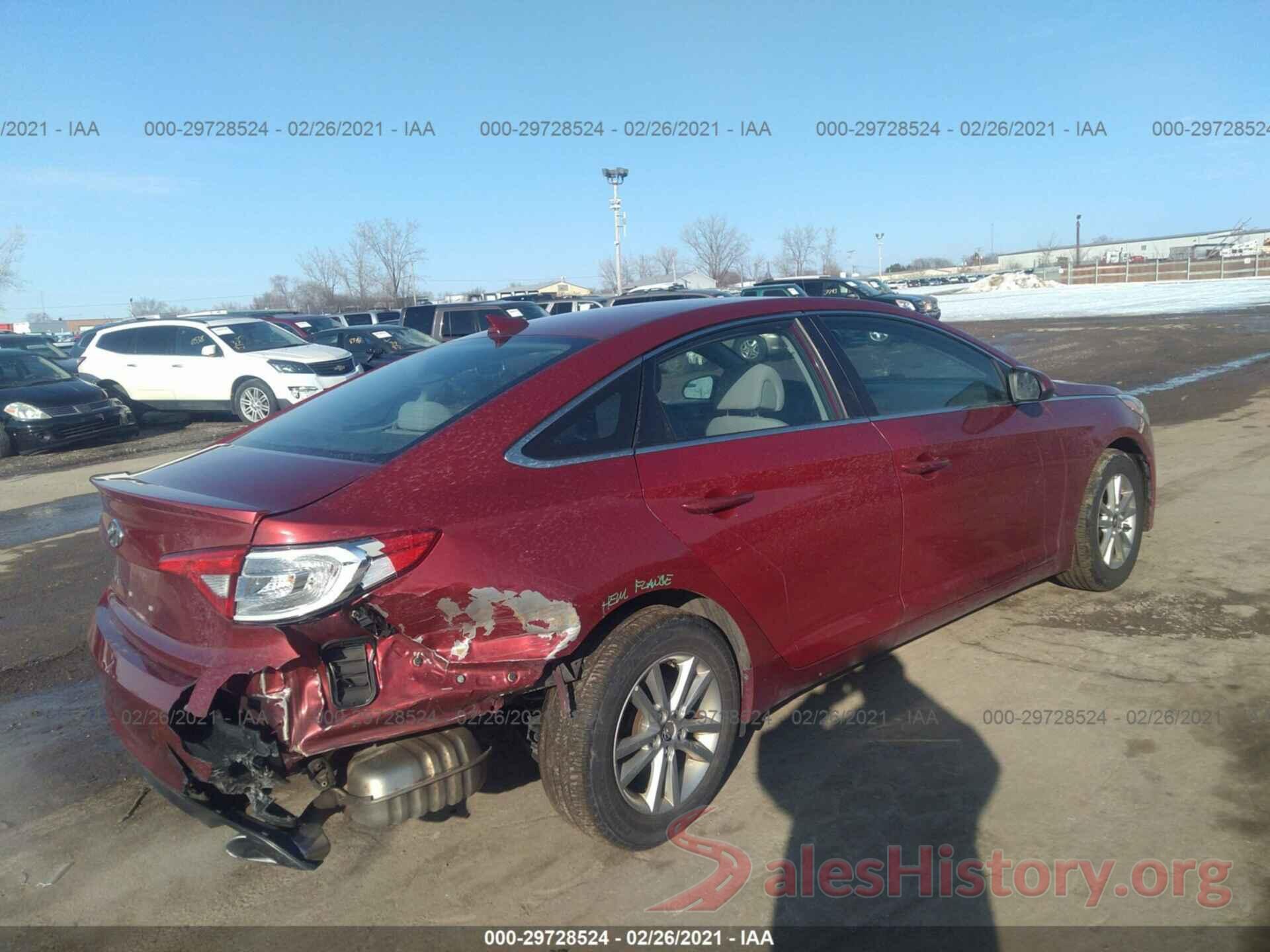 5NPE24AF9GH316889 2016 HYUNDAI SONATA