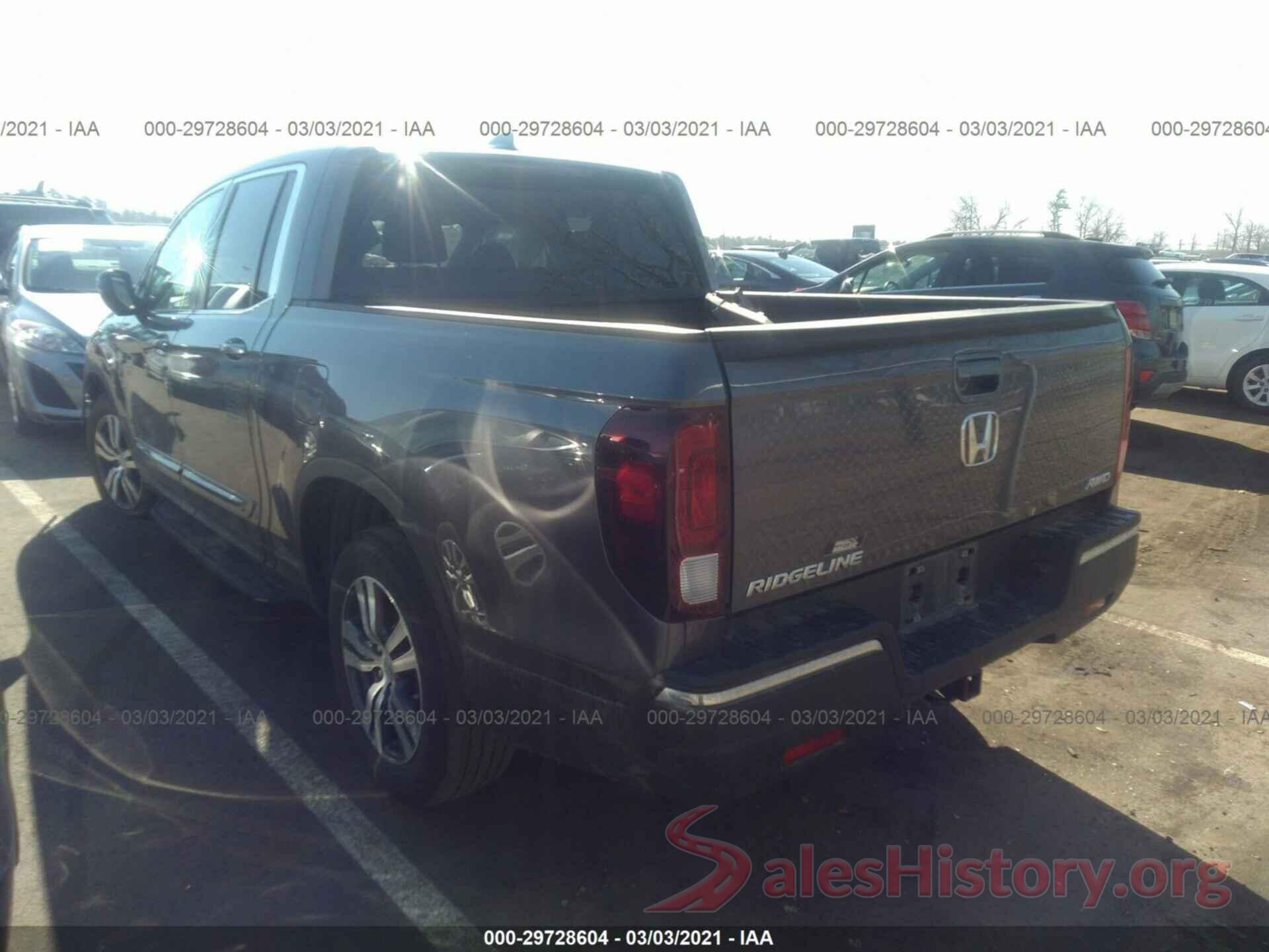 5FPYK3F44HB020149 2017 HONDA RIDGELINE