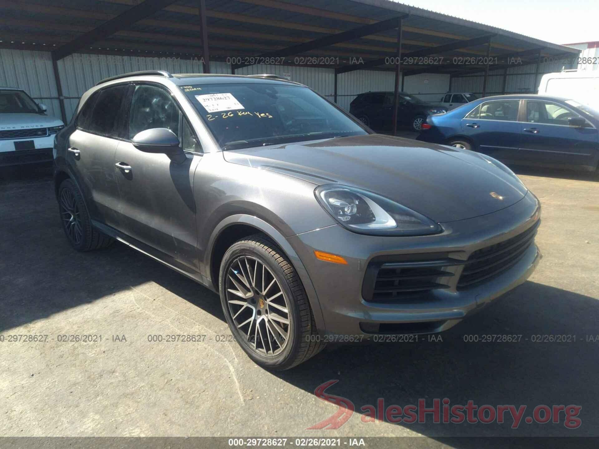 WP1AA2AY9LDA00334 2020 PORSCHE CAYENNE