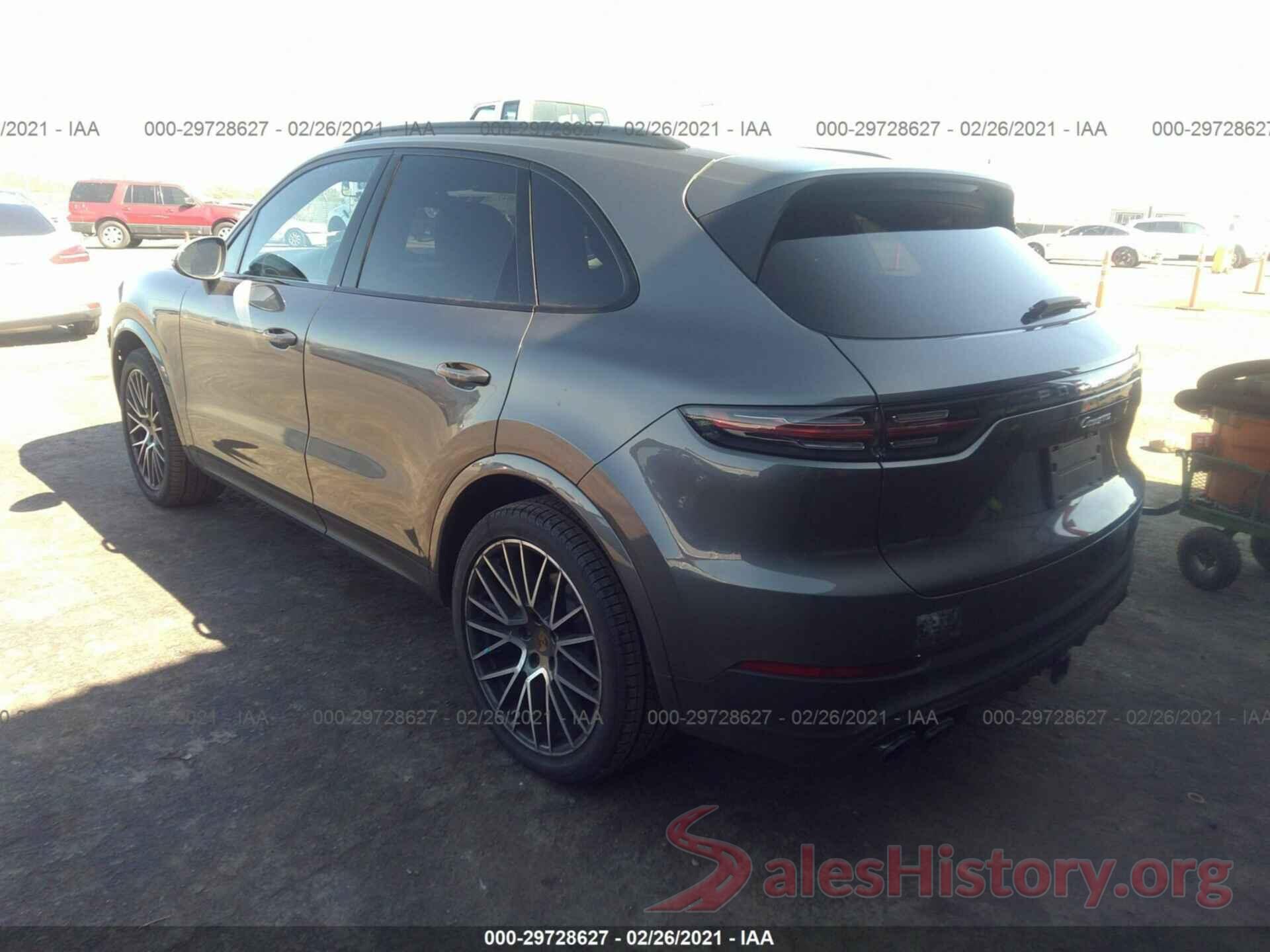 WP1AA2AY9LDA00334 2020 PORSCHE CAYENNE