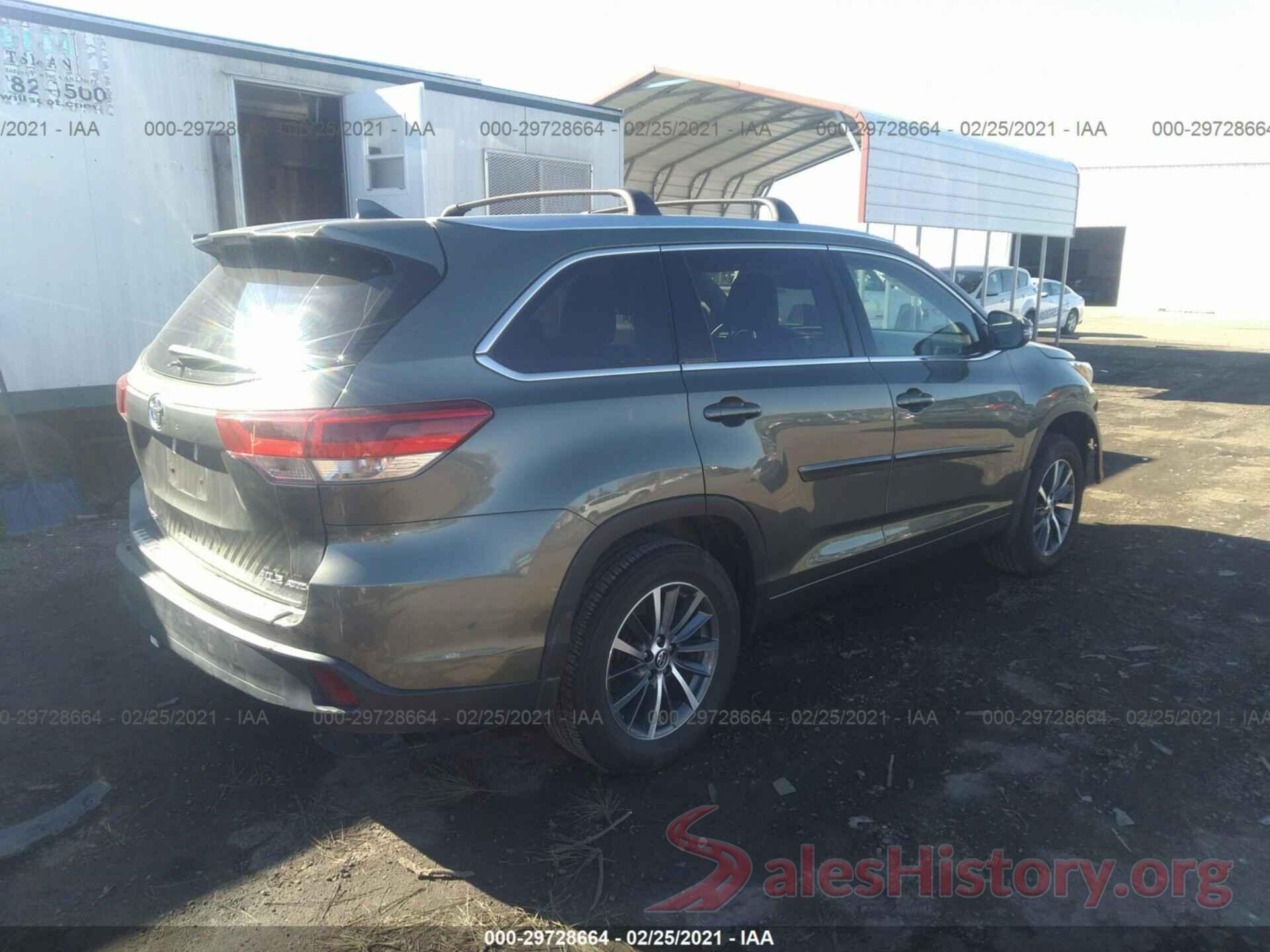 5TDJZRFH9HS382503 2017 TOYOTA HIGHLANDER