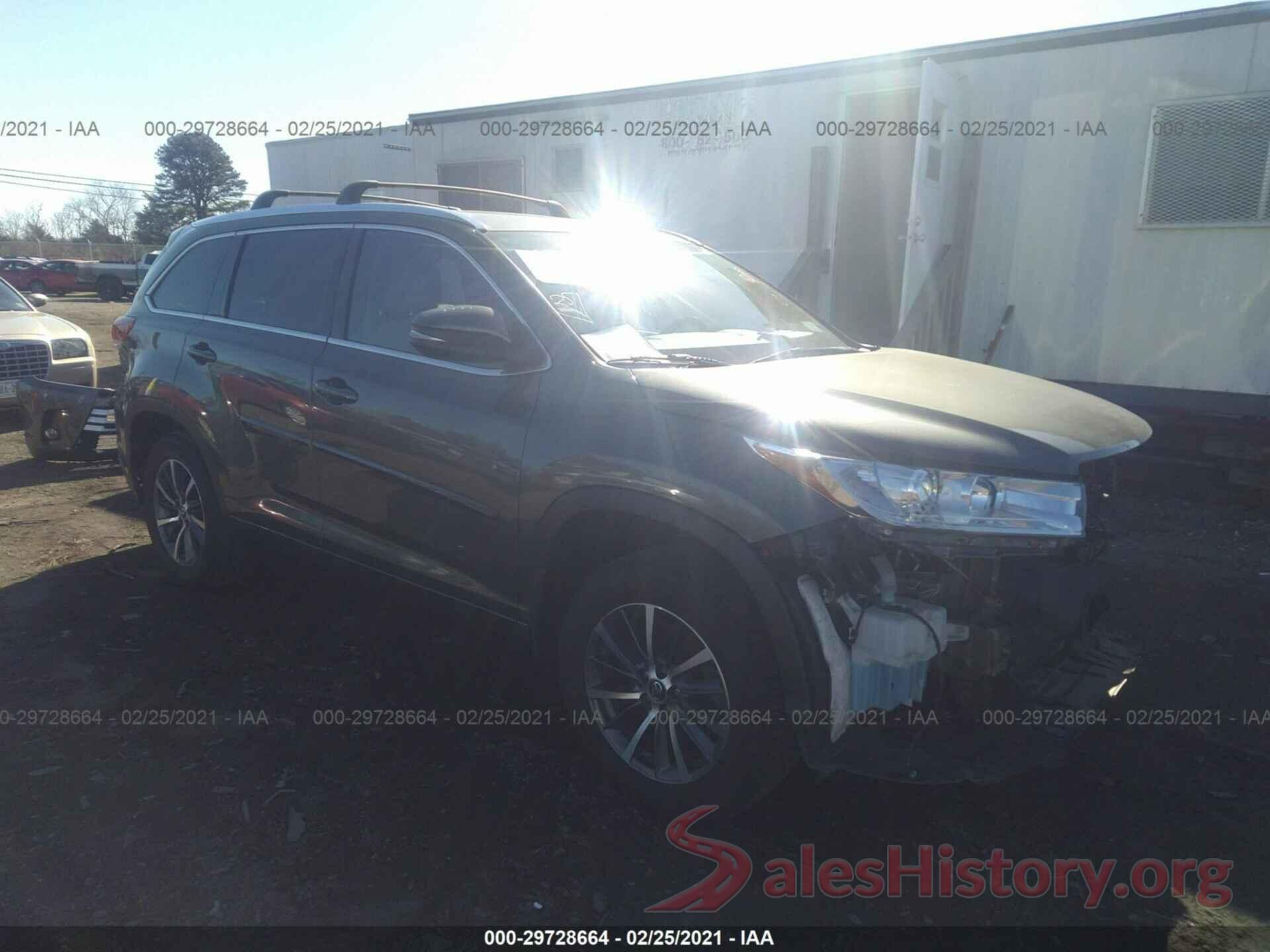 5TDJZRFH9HS382503 2017 TOYOTA HIGHLANDER