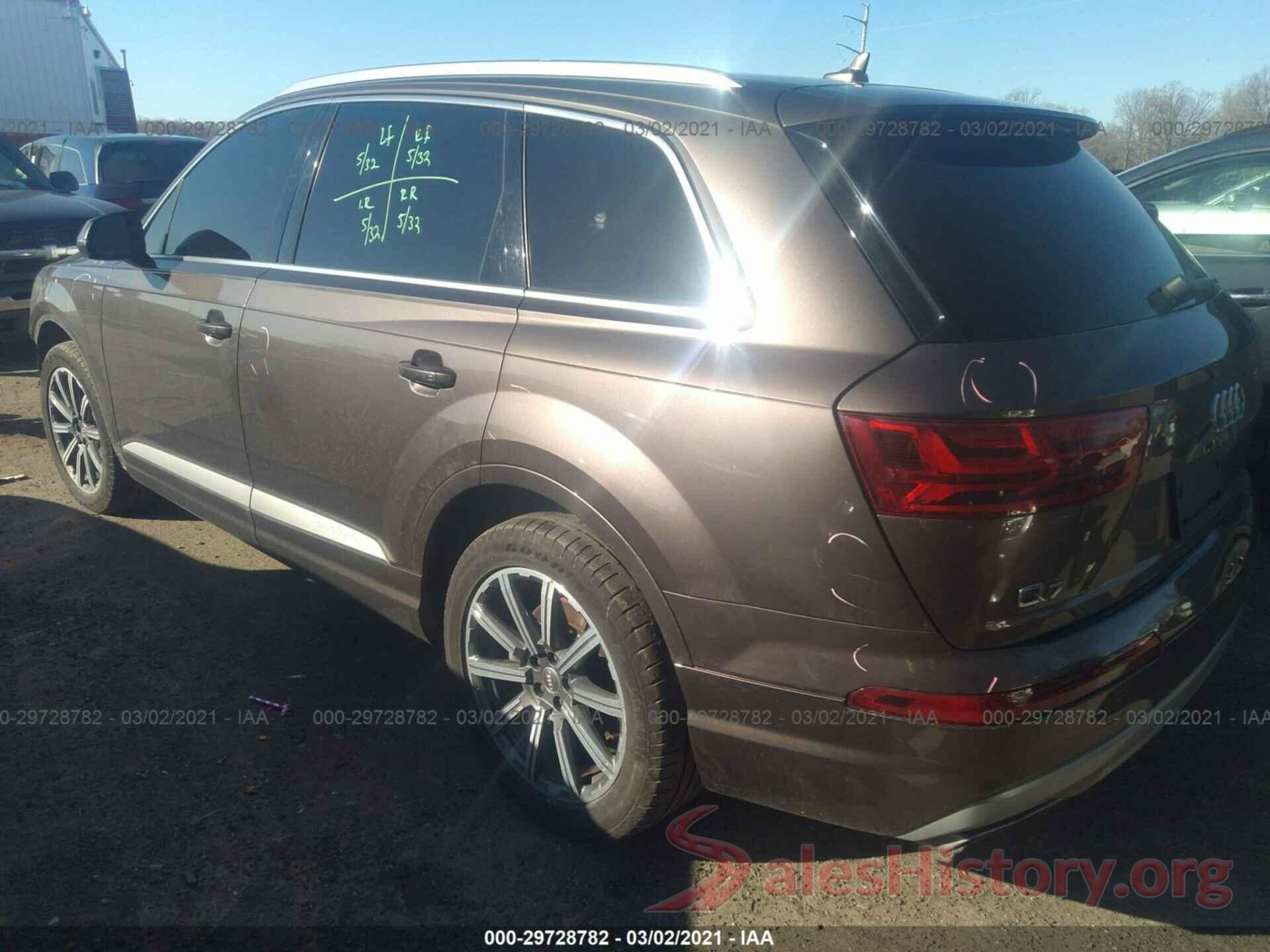 WA1LAAF72HD020026 2017 AUDI Q7