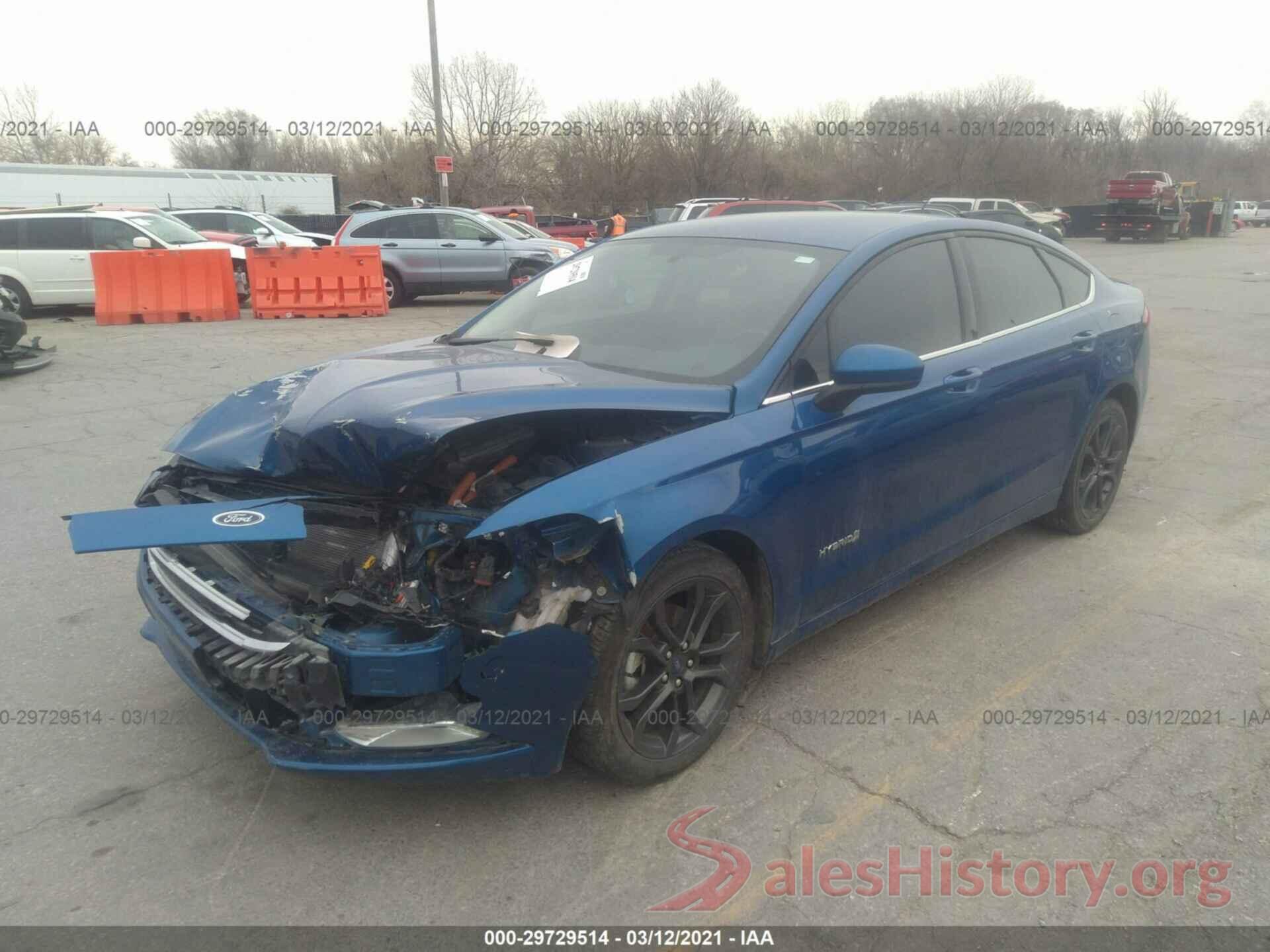 3FA6P0LU6JR260379 2018 FORD FUSION HYBRID