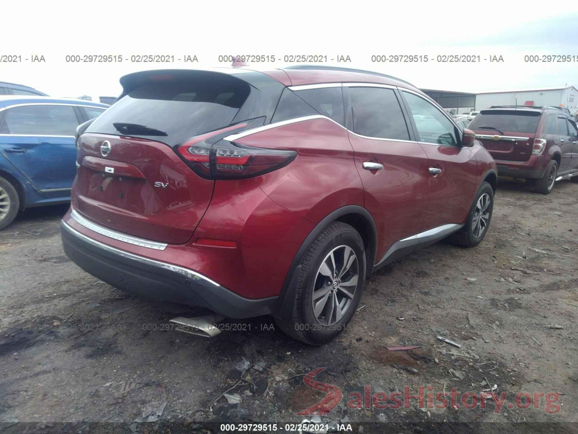 5N1AZ2BJ4LN166522 2020 NISSAN MURANO