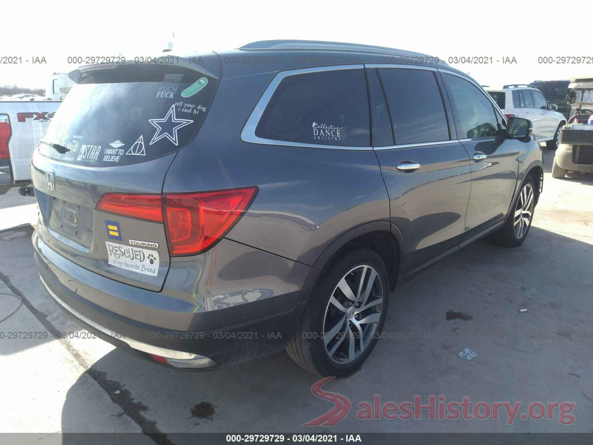 5FNYF5H99GB053955 2016 HONDA PILOT