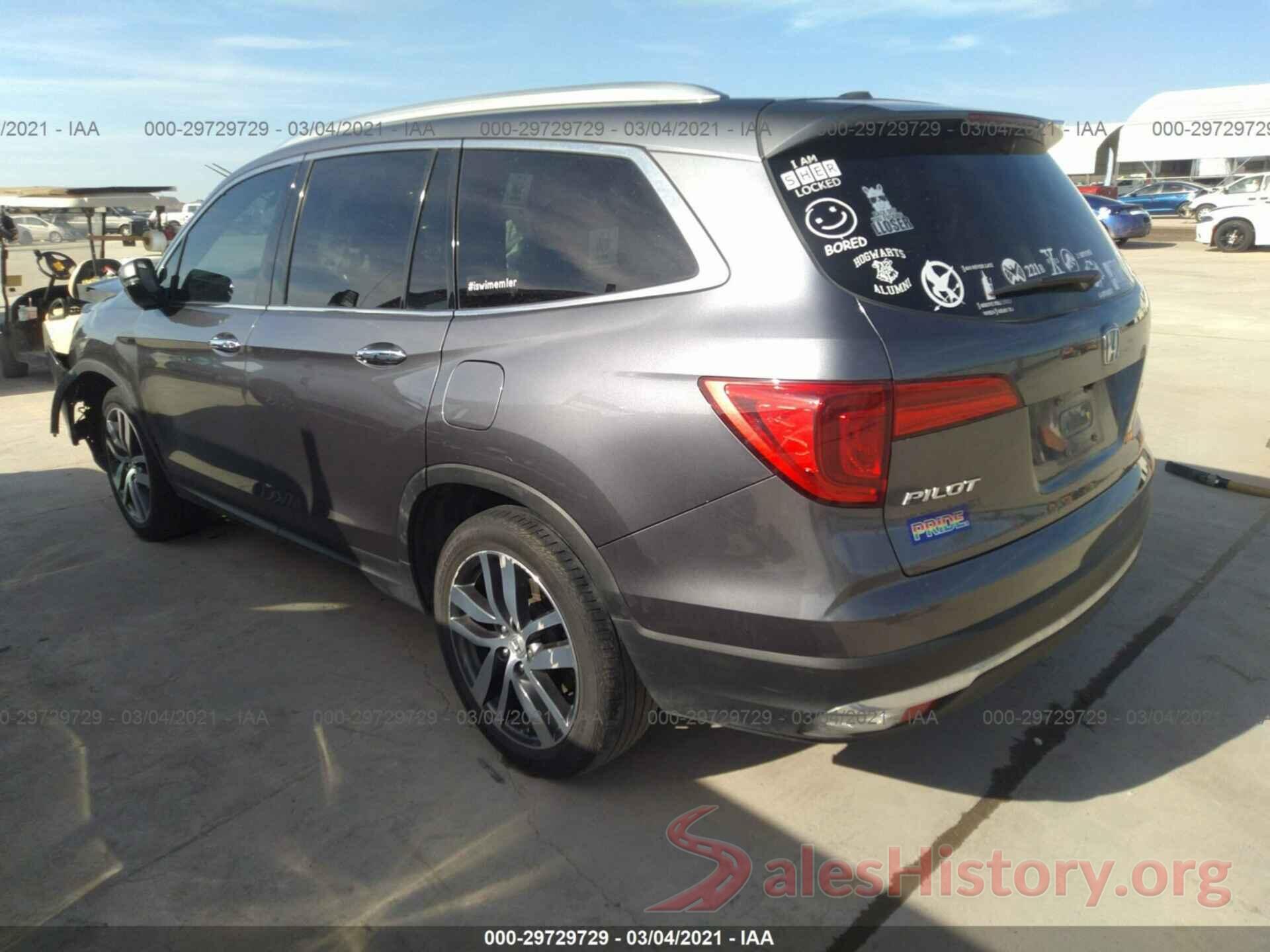 5FNYF5H99GB053955 2016 HONDA PILOT