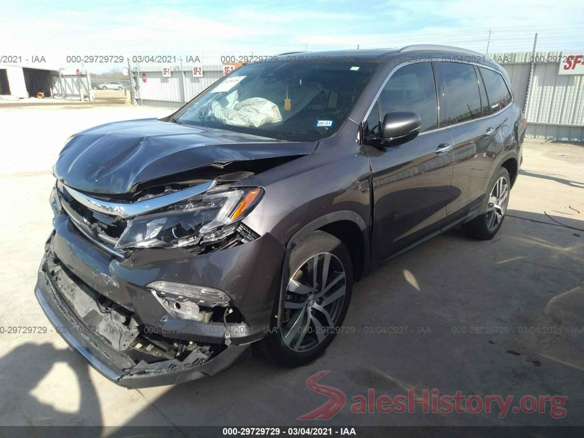 5FNYF5H99GB053955 2016 HONDA PILOT