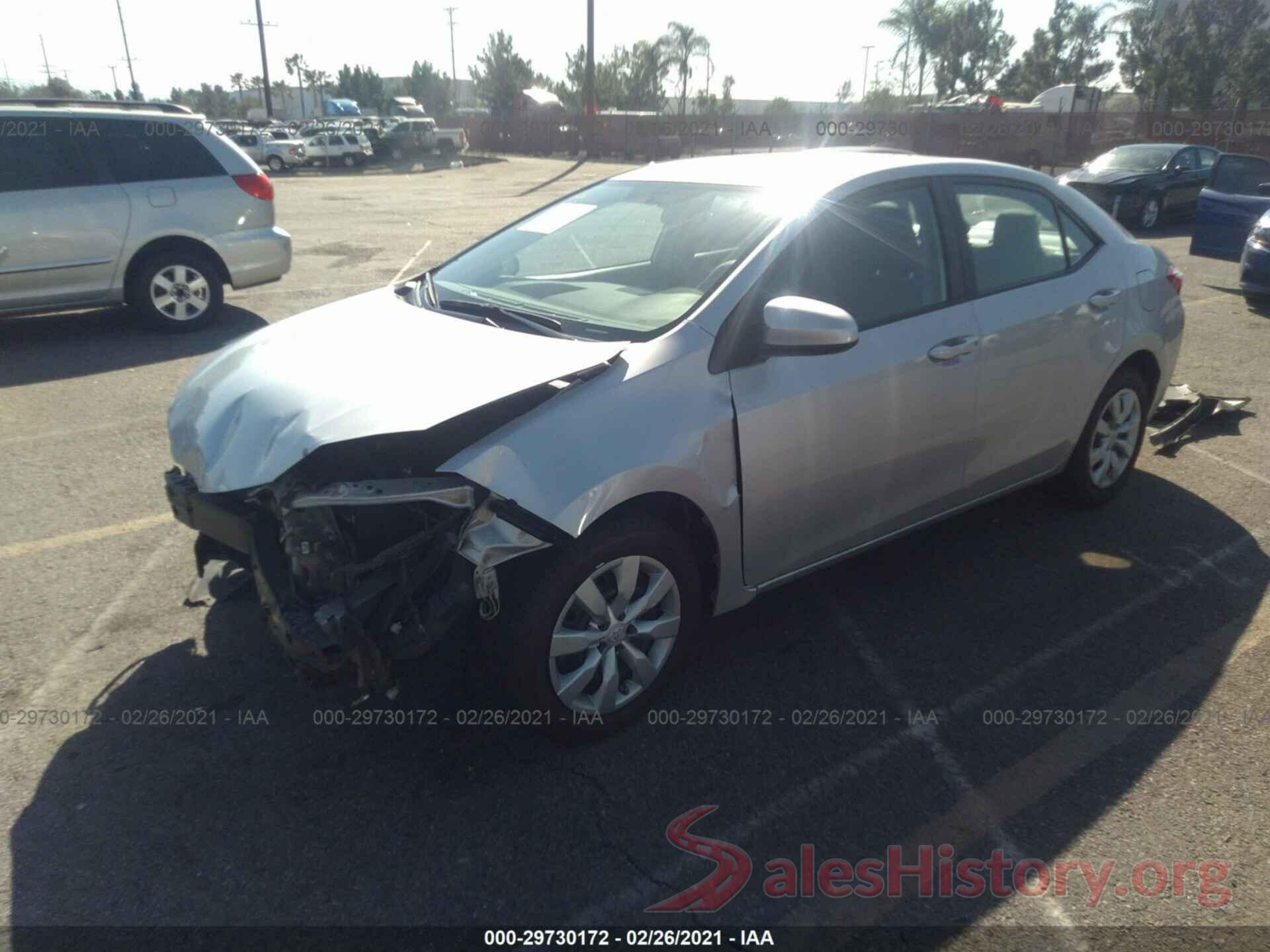 5YFBURHEXGP367246 2016 TOYOTA COROLLA