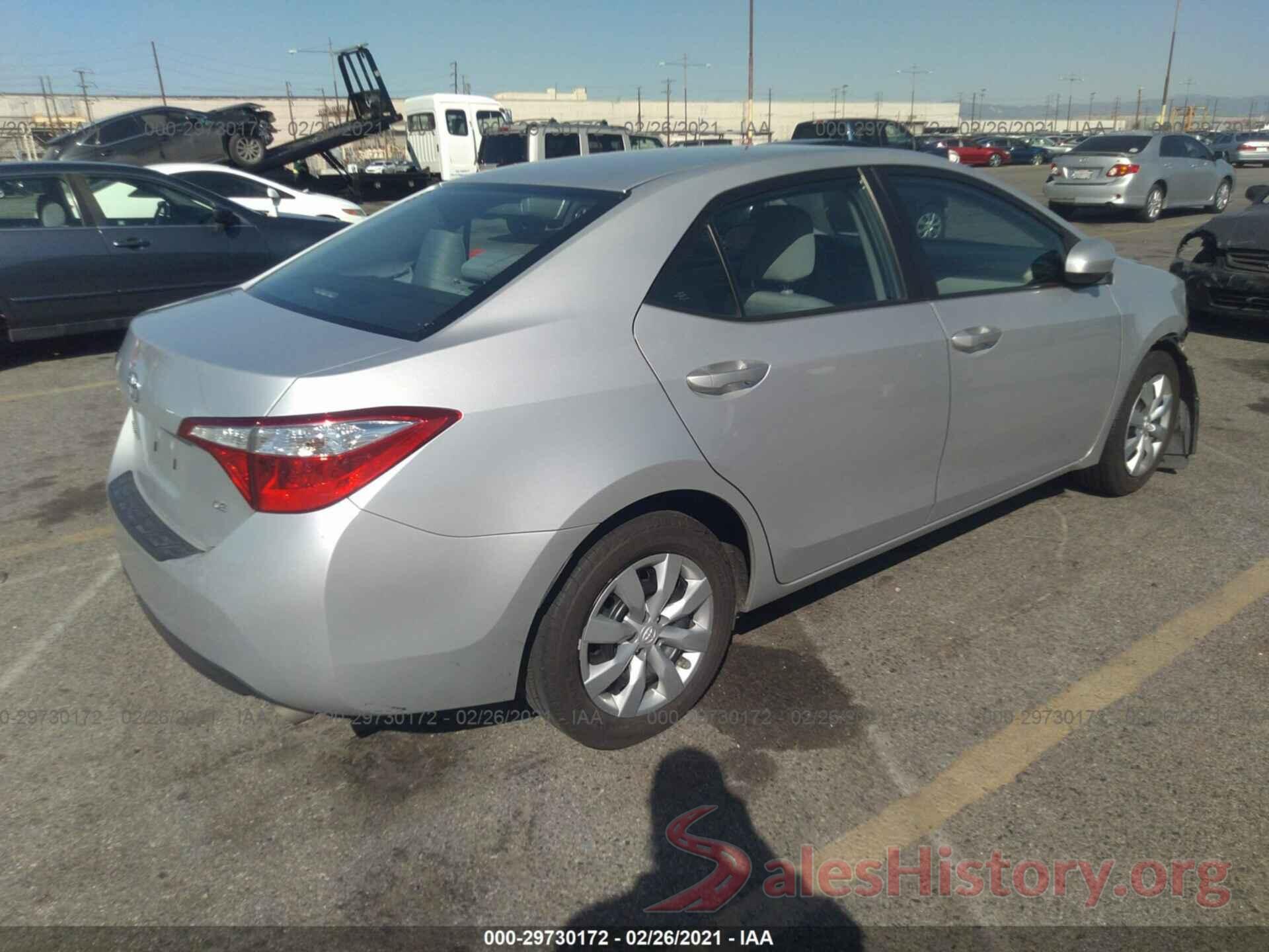 5YFBURHEXGP367246 2016 TOYOTA COROLLA