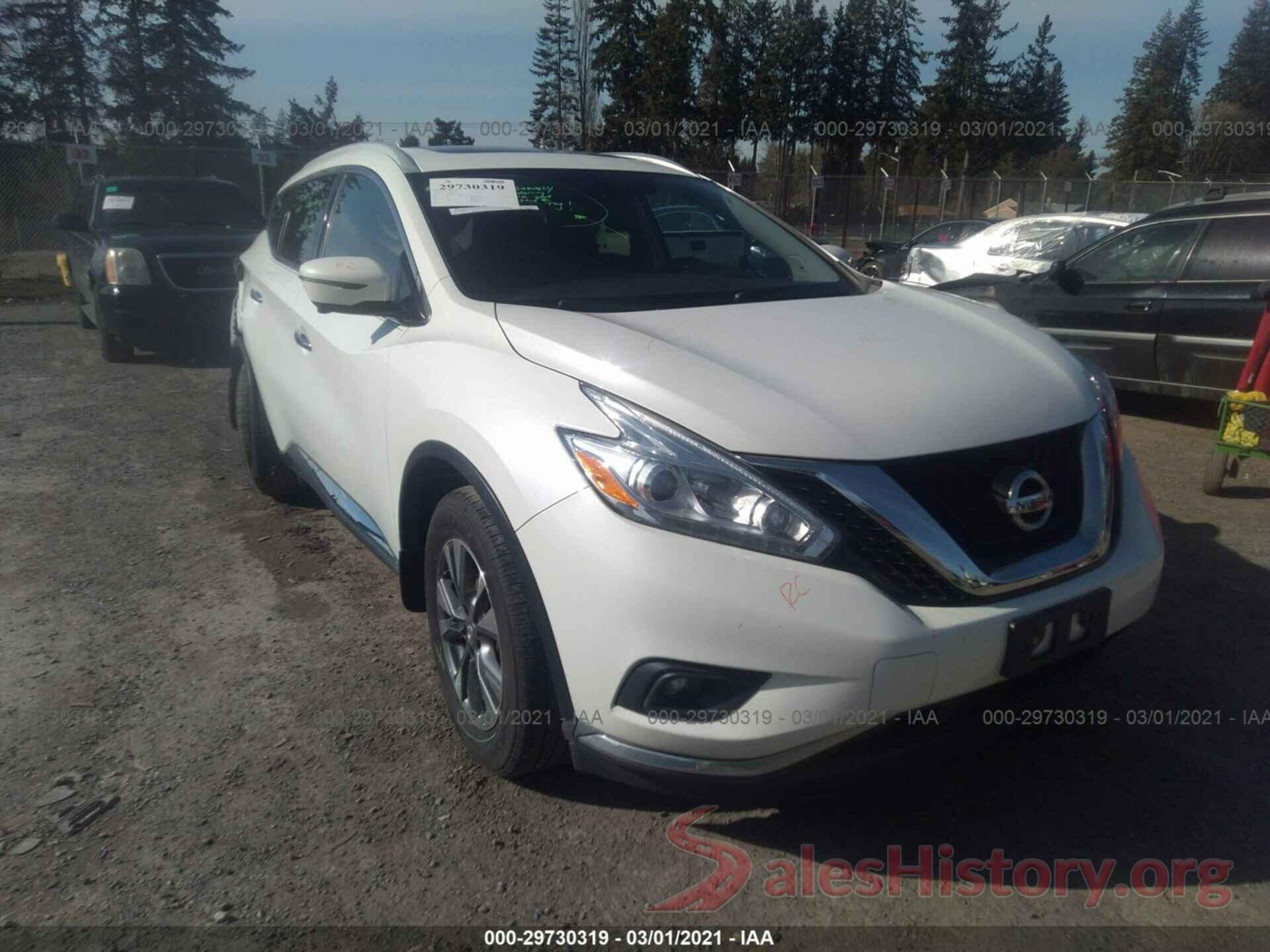 5N1AZ2MH3GN107316 2016 NISSAN MURANO