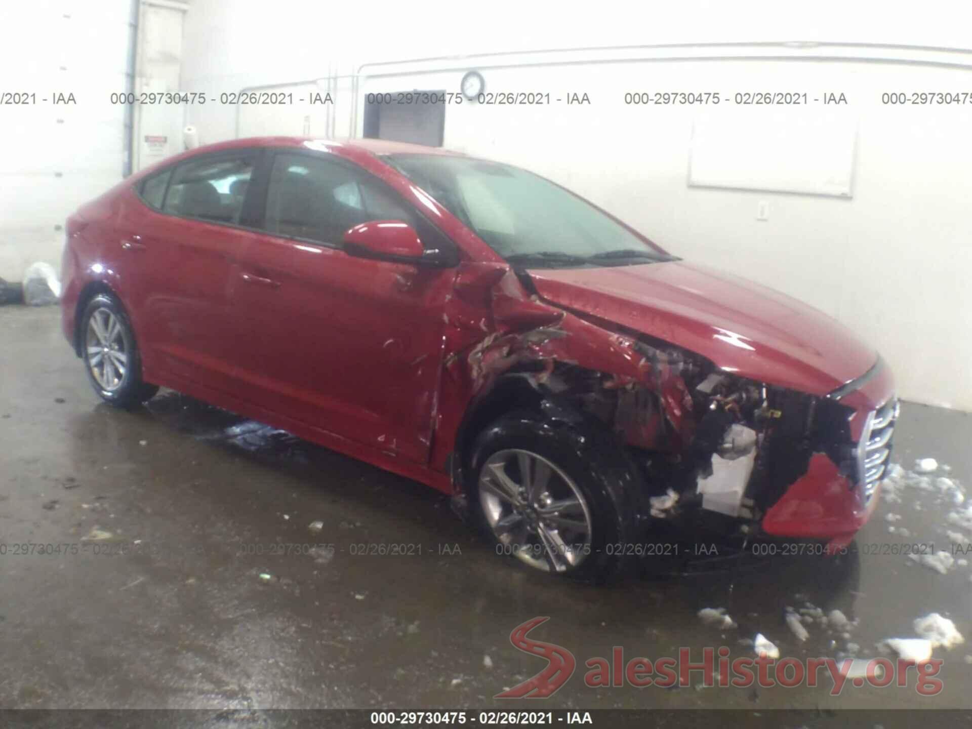 KMHD84LF0JU592376 2018 HYUNDAI ELANTRA