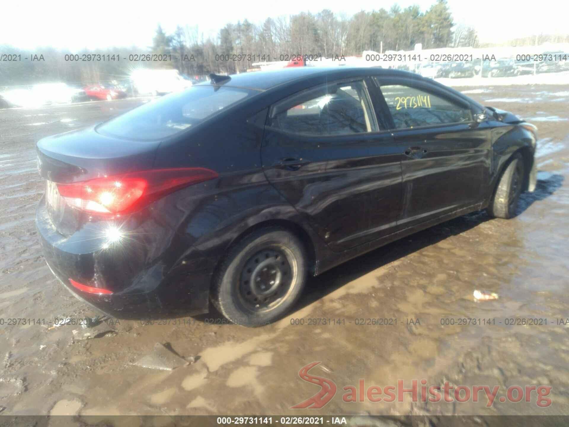 KMHDH4AE6GU599657 2016 HYUNDAI ELANTRA