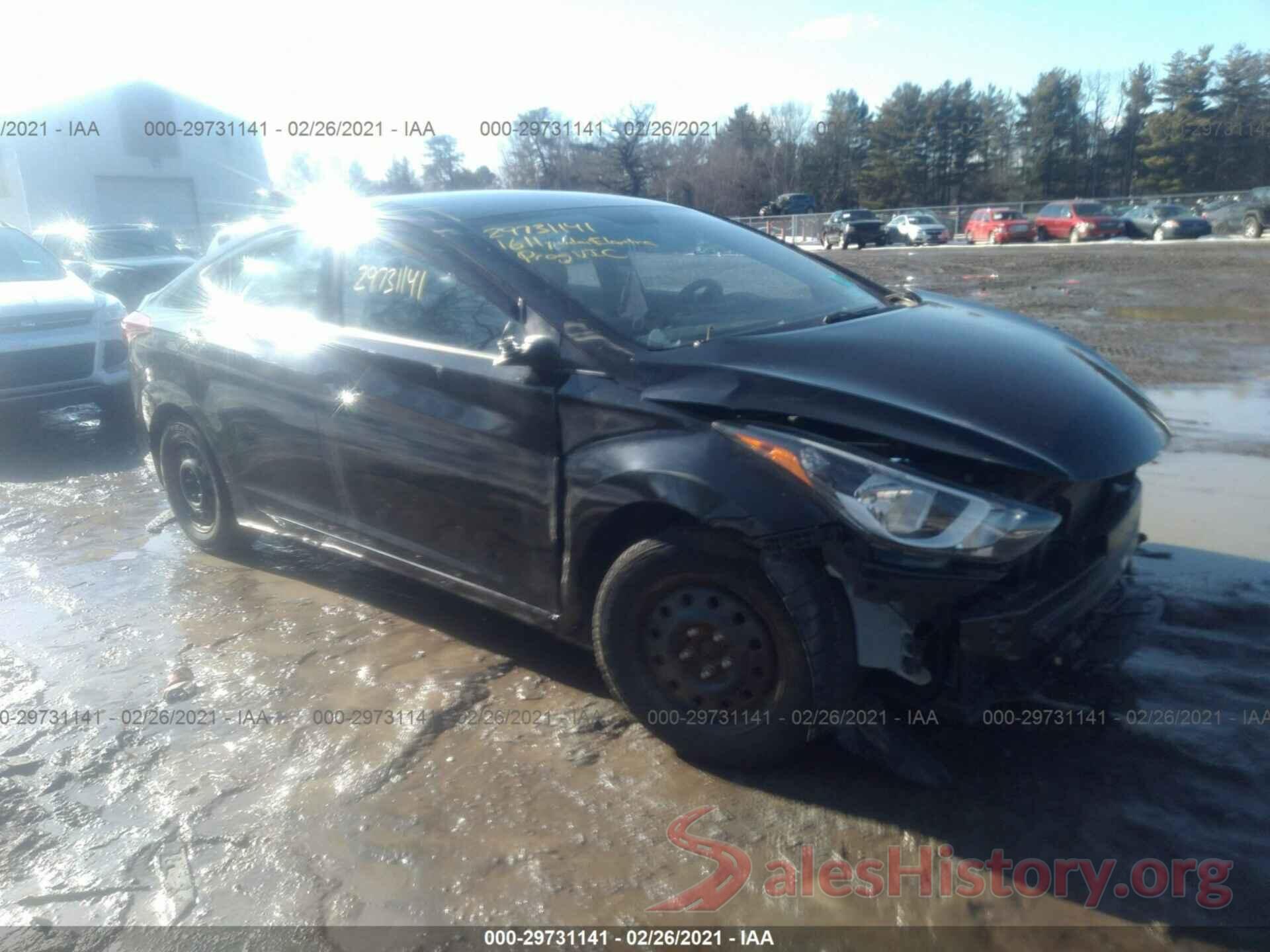 KMHDH4AE6GU599657 2016 HYUNDAI ELANTRA