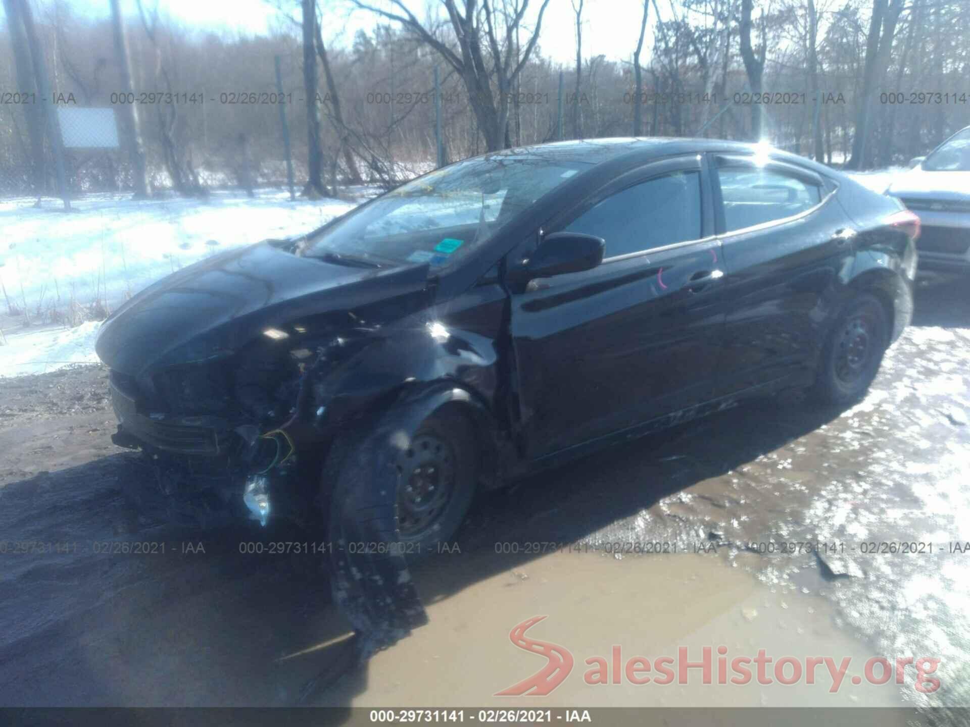 KMHDH4AE6GU599657 2016 HYUNDAI ELANTRA