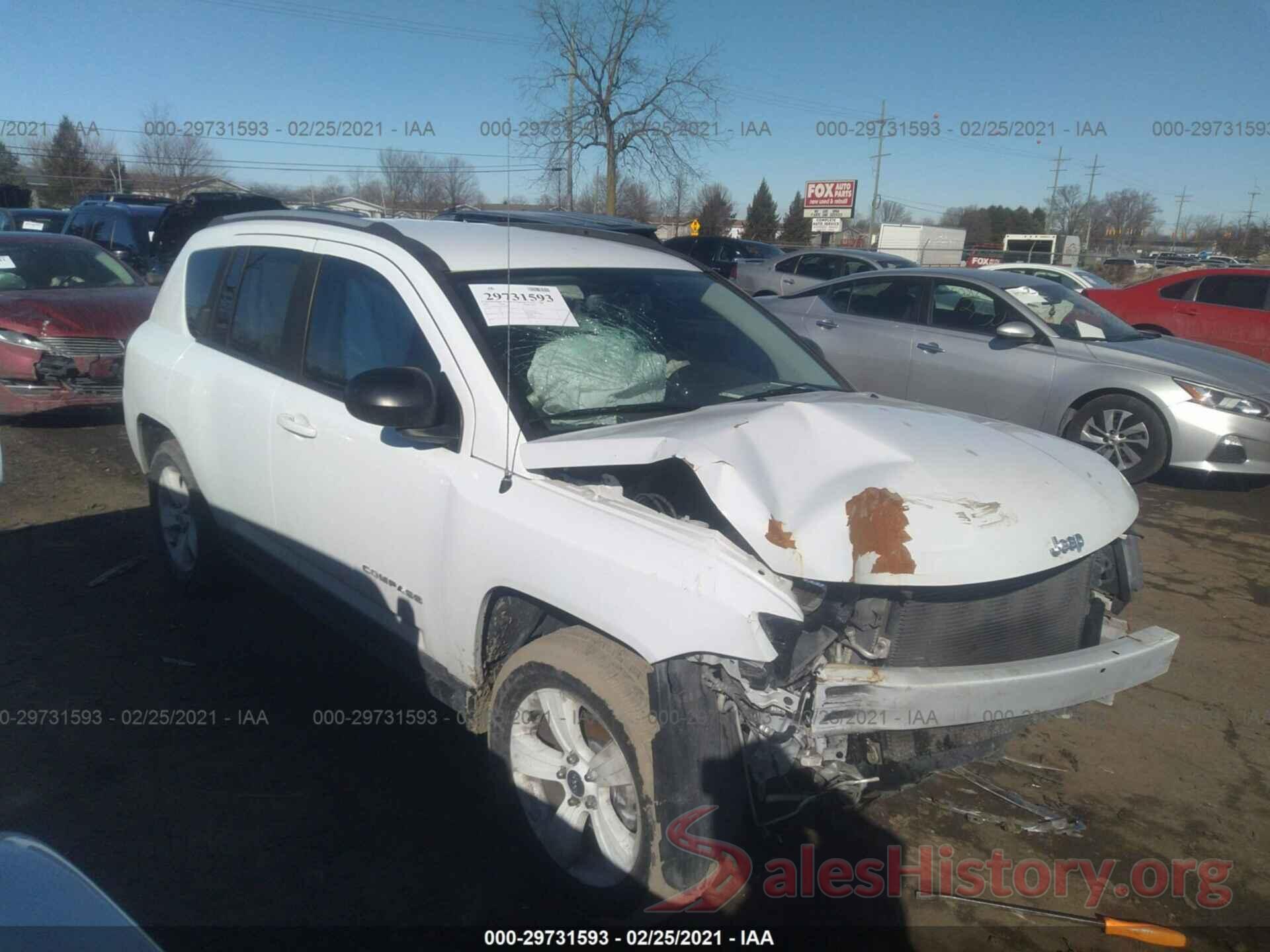 1C4NJCBA7GD664826 2016 JEEP COMPASS