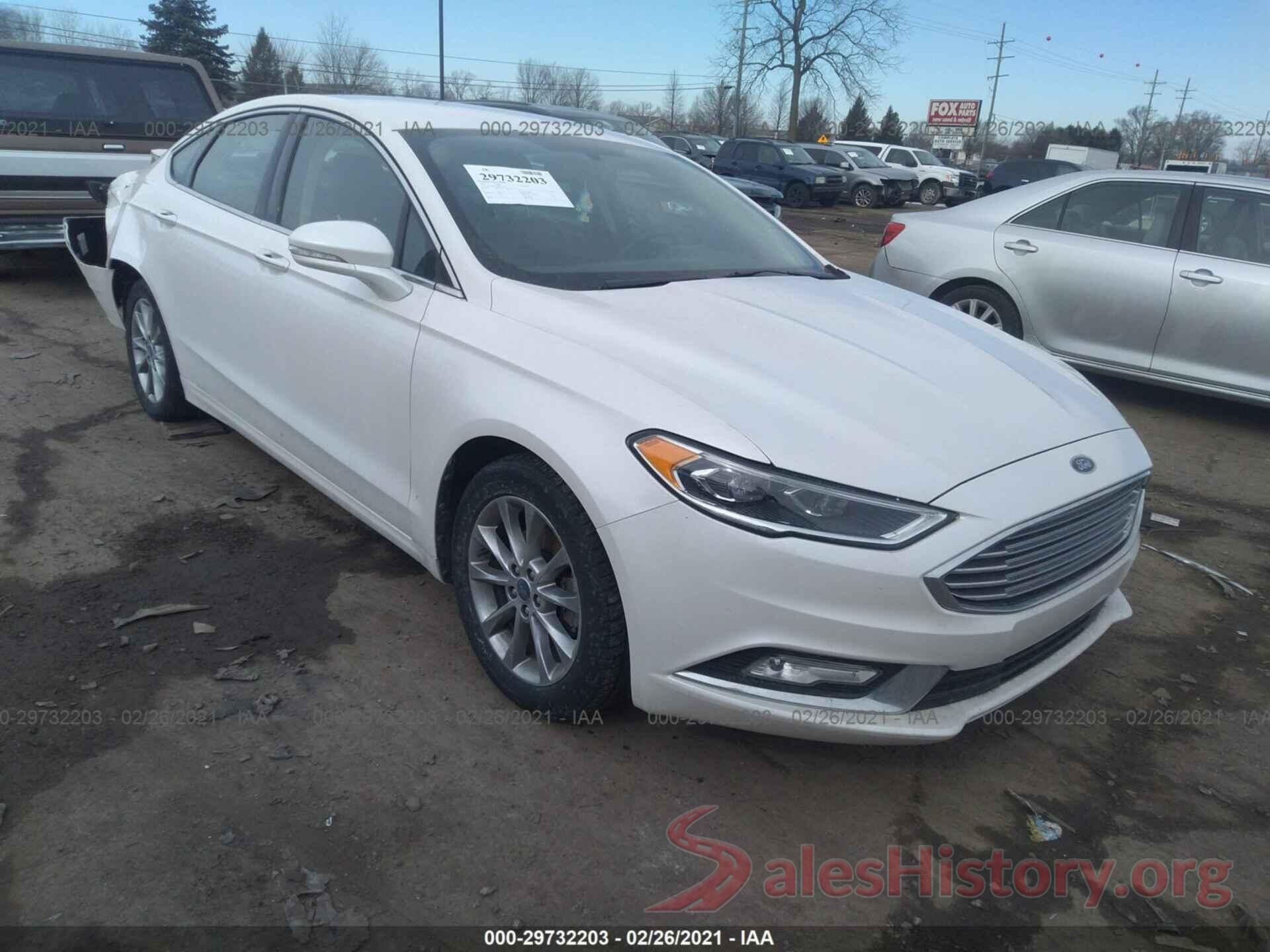 3FA6P0HD6HR341711 2017 FORD FUSION