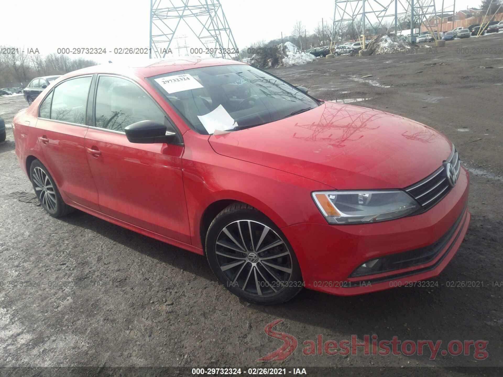 3VWD17AJ6GM231133 2016 VOLKSWAGEN JETTA SEDAN