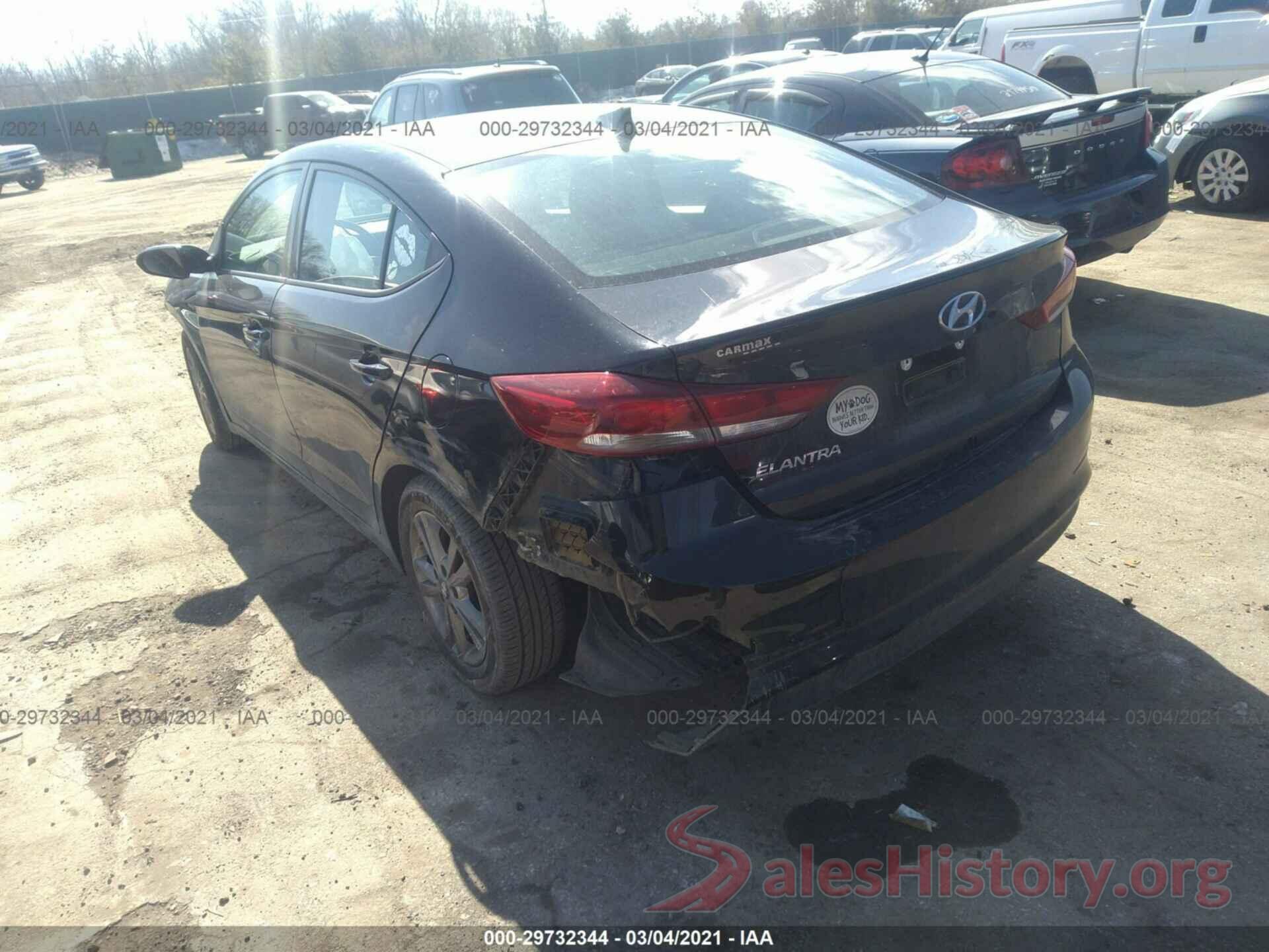 5NPD84LF7HH204147 2017 HYUNDAI ELANTRA