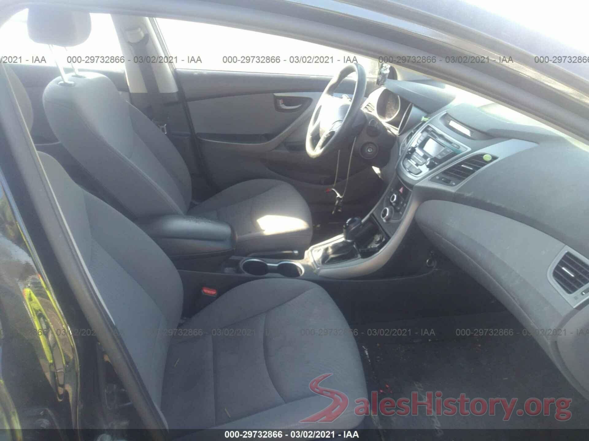 KMHDH4AE1GU517074 2016 HYUNDAI ELANTRA