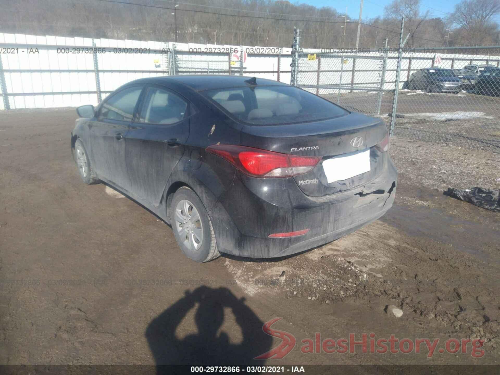 KMHDH4AE1GU517074 2016 HYUNDAI ELANTRA