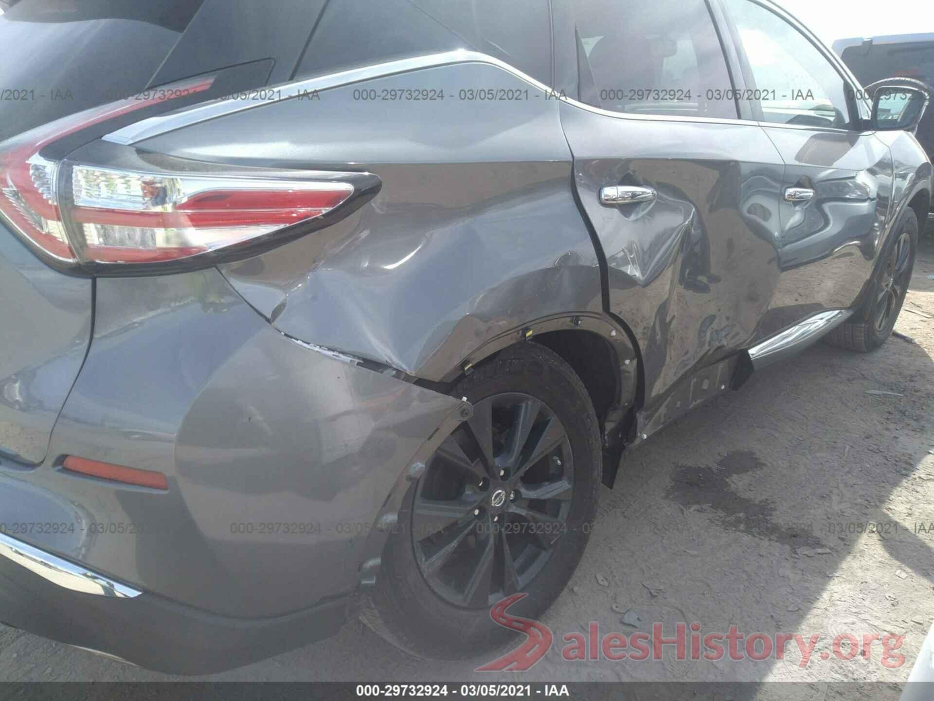 5N1AZ2MG3JN199574 2018 NISSAN MURANO