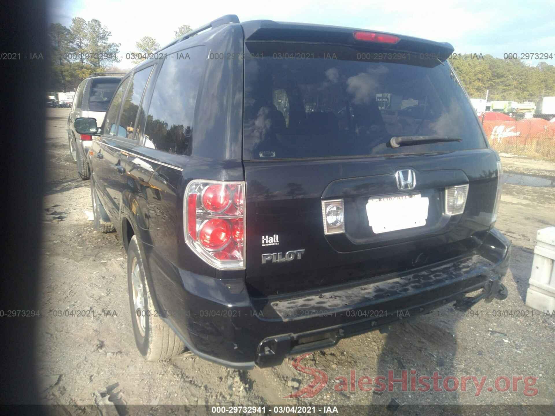 JM3KFBCM8J0378769 2006 HONDA PILOT