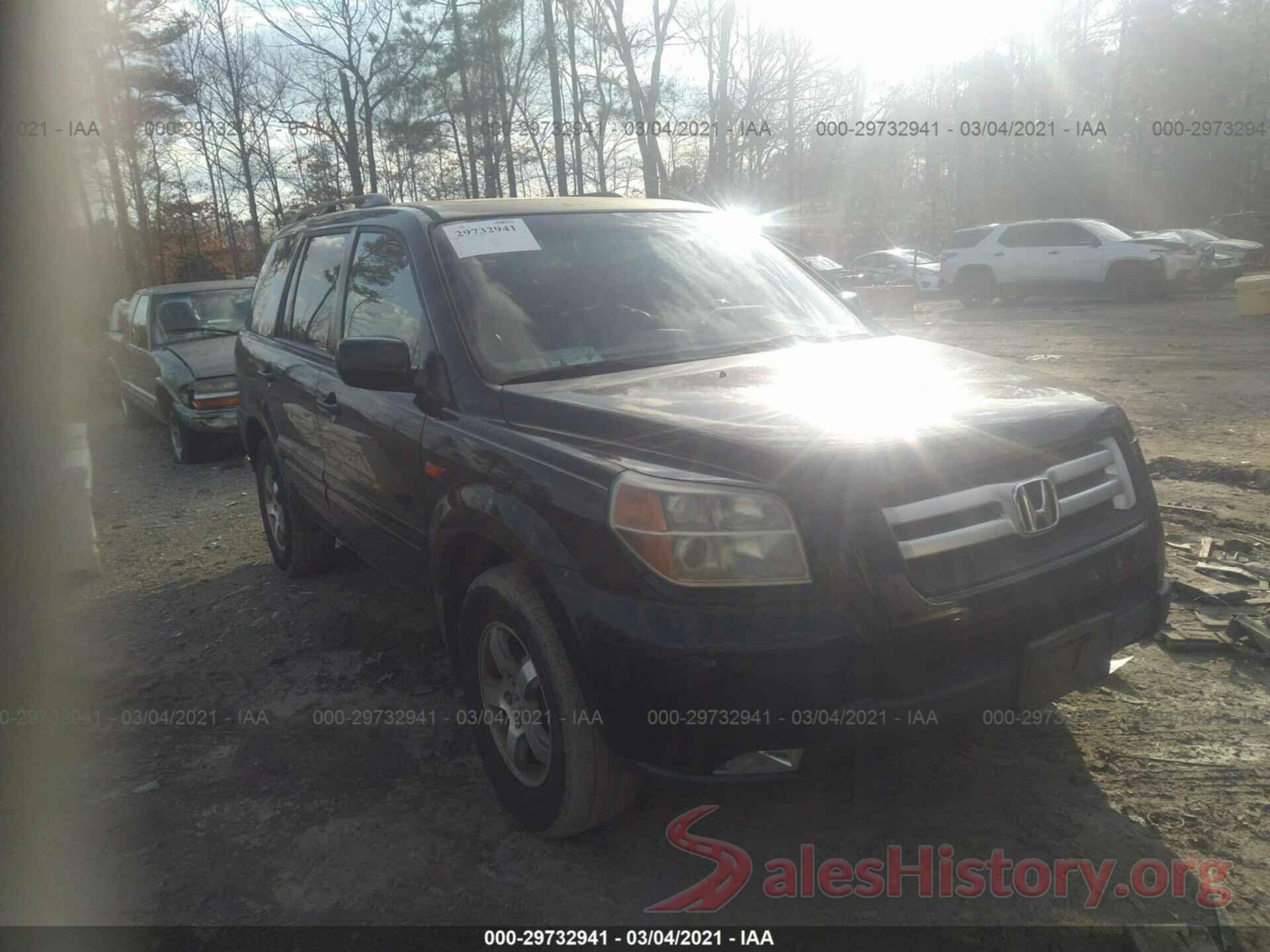 JM3KFBCM8J0378769 2006 HONDA PILOT