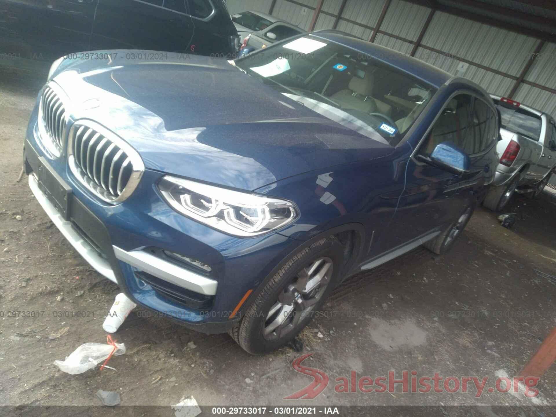 5UXTY5C01M9E17189 2021 BMW X3