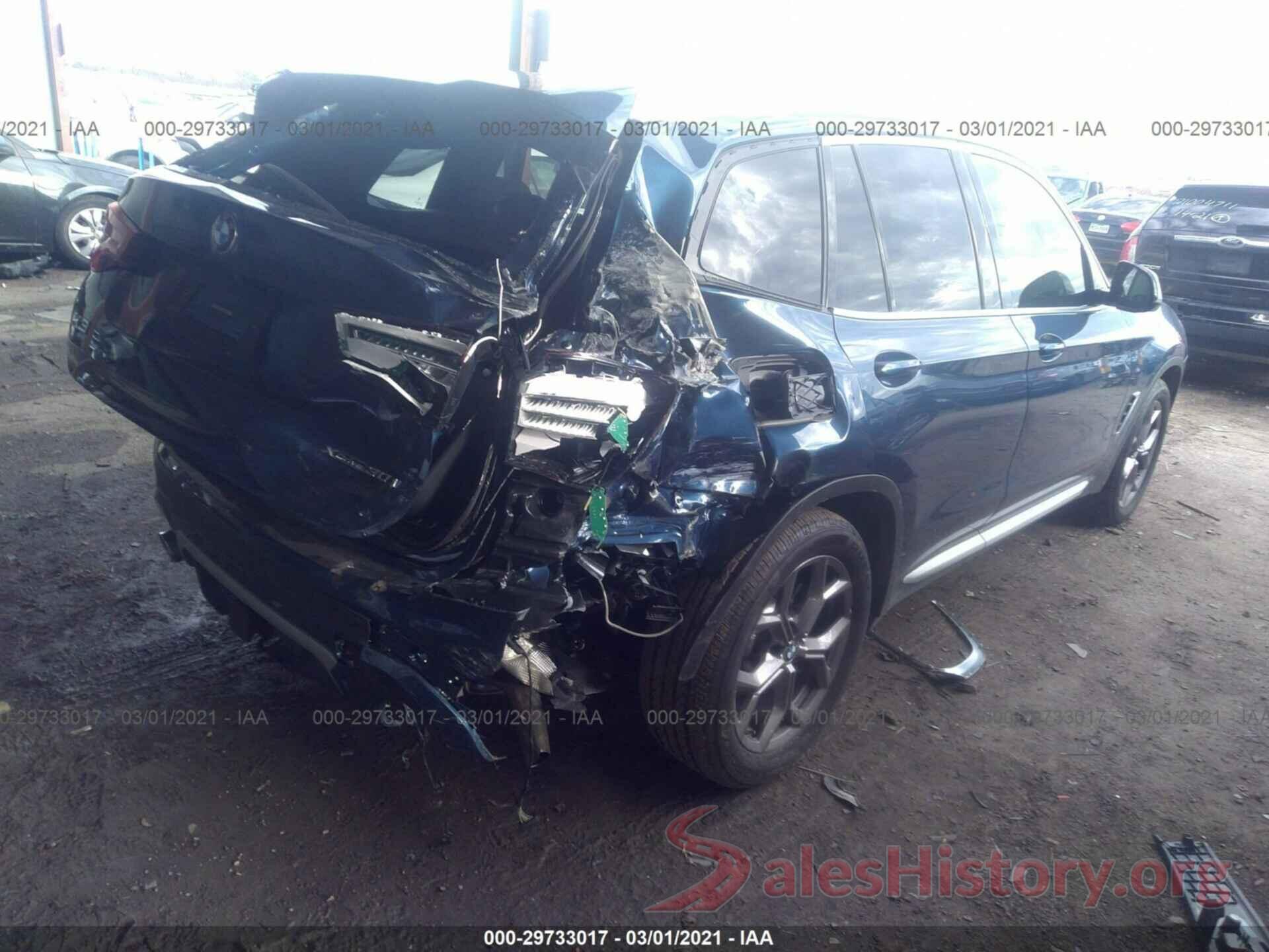 5UXTY5C01M9E17189 2021 BMW X3