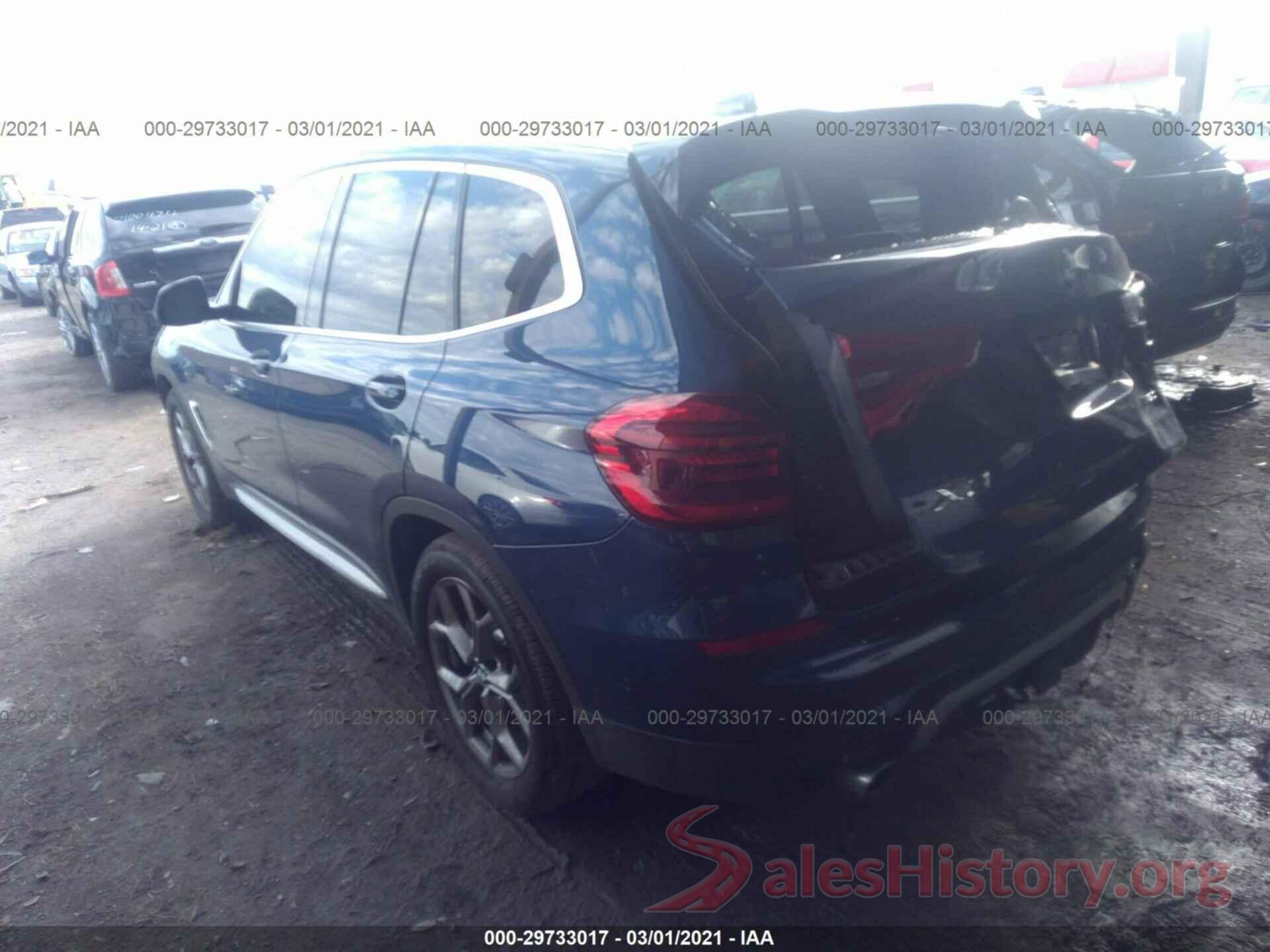 5UXTY5C01M9E17189 2021 BMW X3