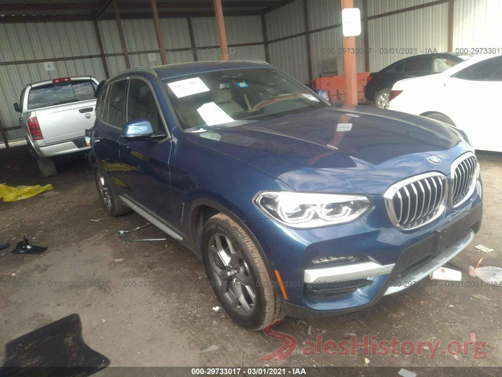 5UXTY5C01M9E17189 2021 BMW X3