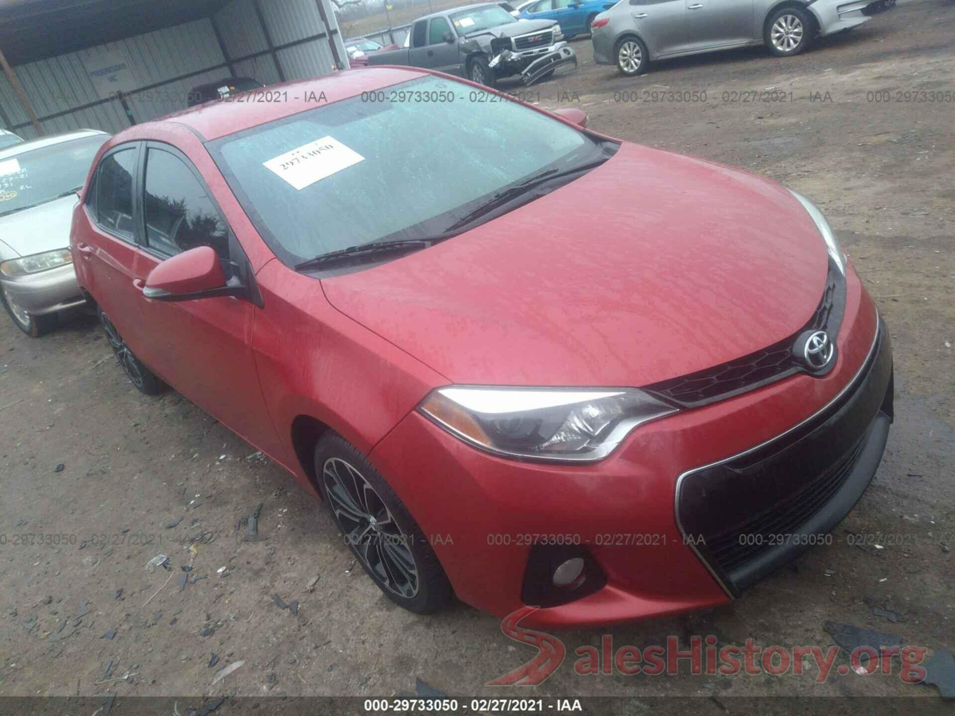 5YFBURHE3GP427819 2016 TOYOTA COROLLA