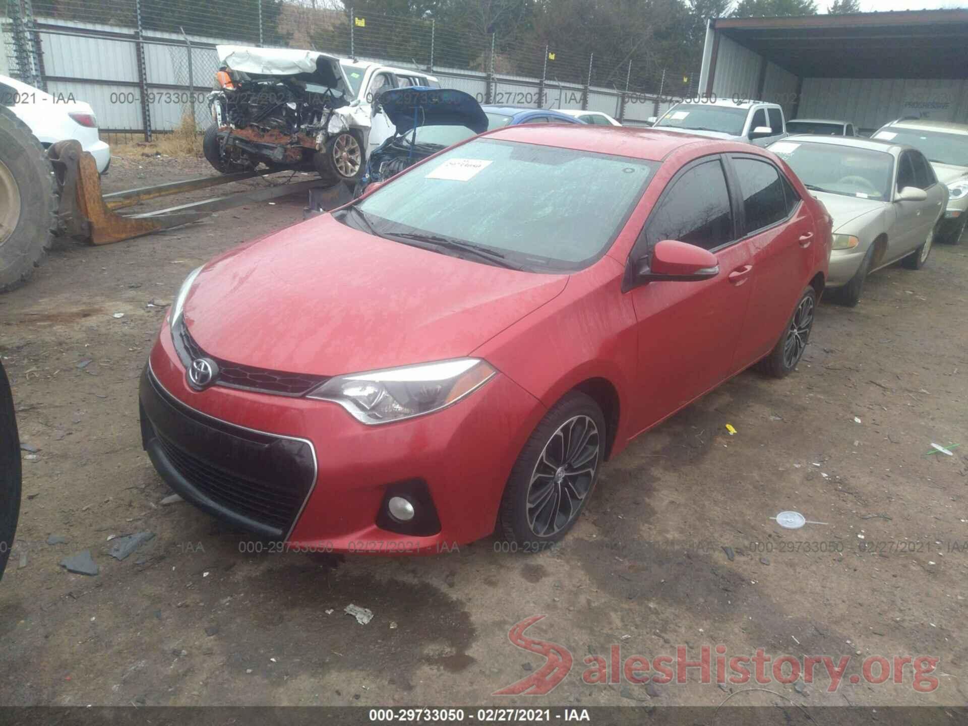 5YFBURHE3GP427819 2016 TOYOTA COROLLA