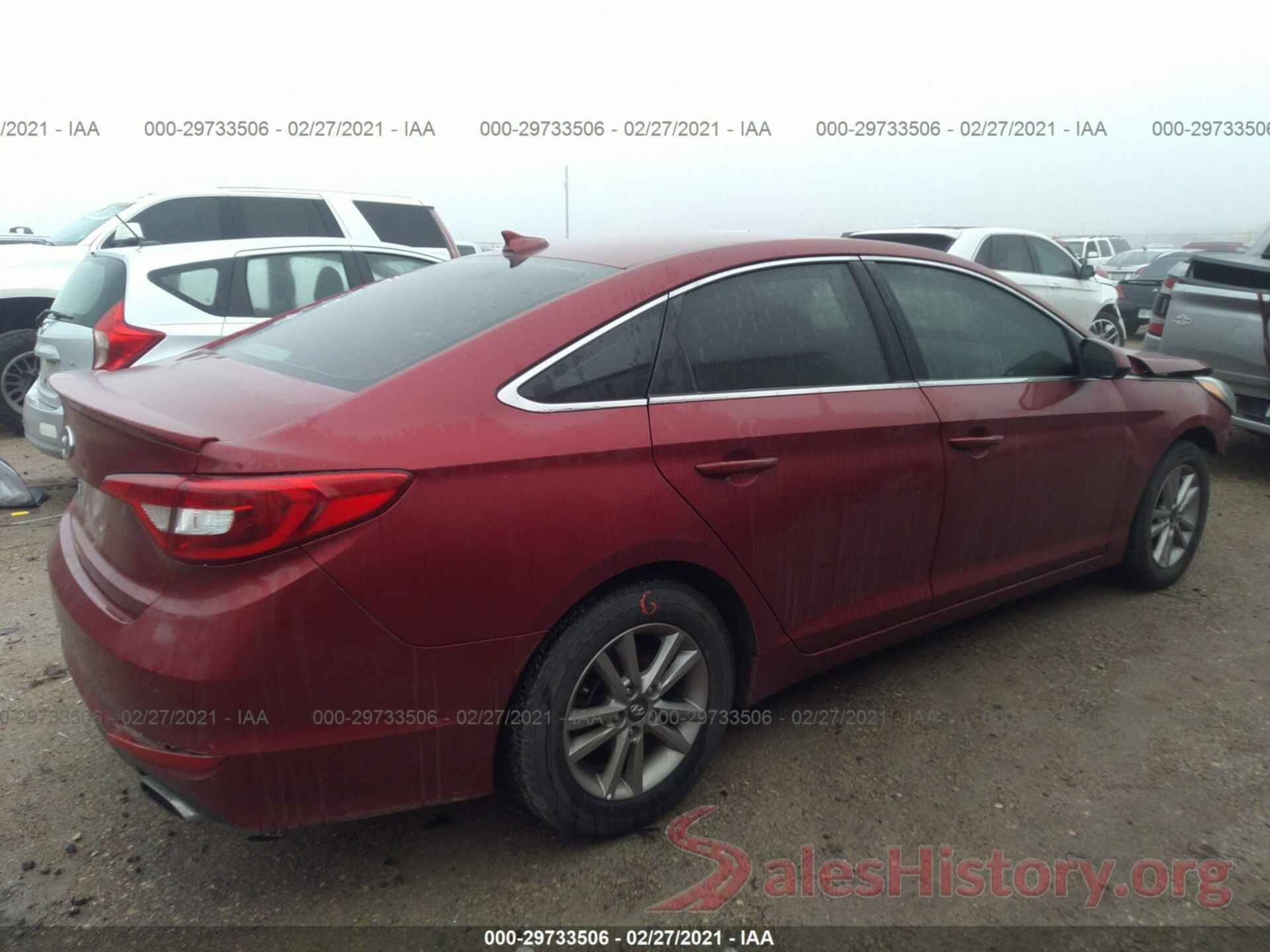 5NPE24AF8GH326717 2016 HYUNDAI SONATA