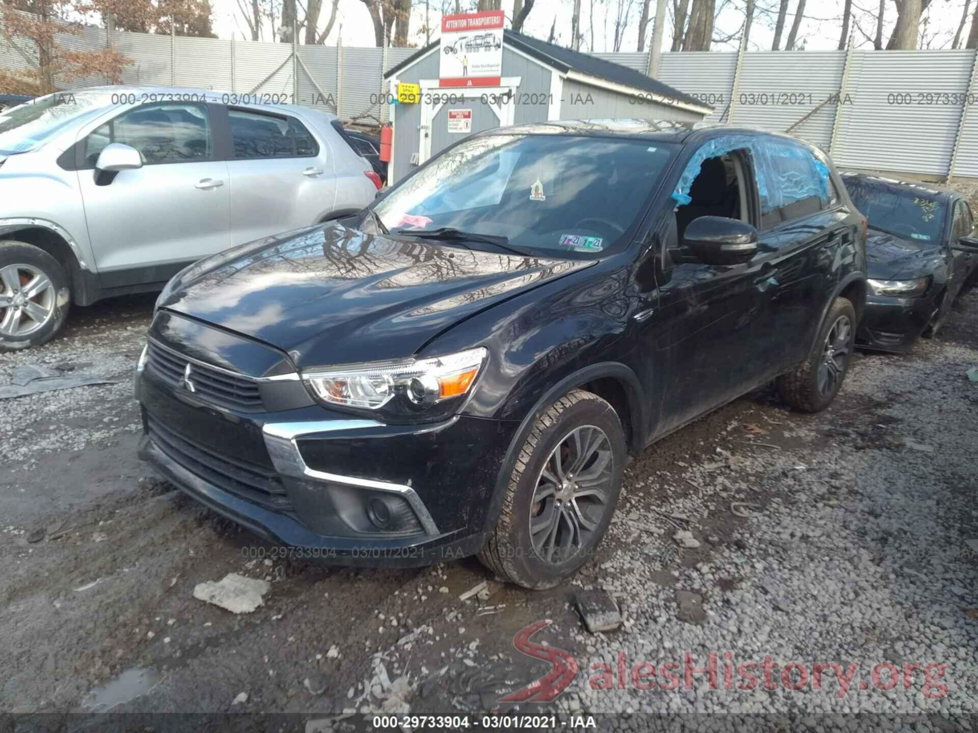 JA4AR3AU8GZ054143 2016 MITSUBISHI OUTLANDER SPORT