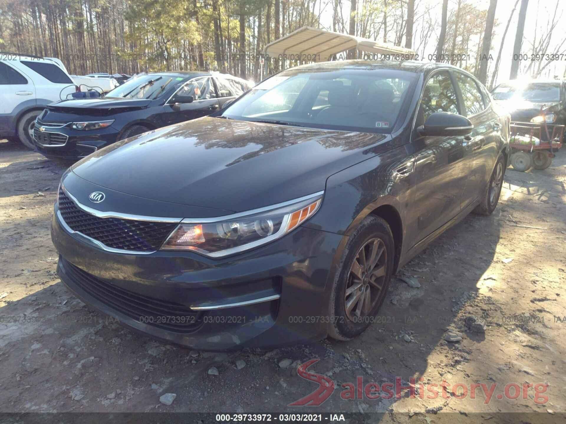 KNAGT4L36G5079347 2016 KIA OPTIMA