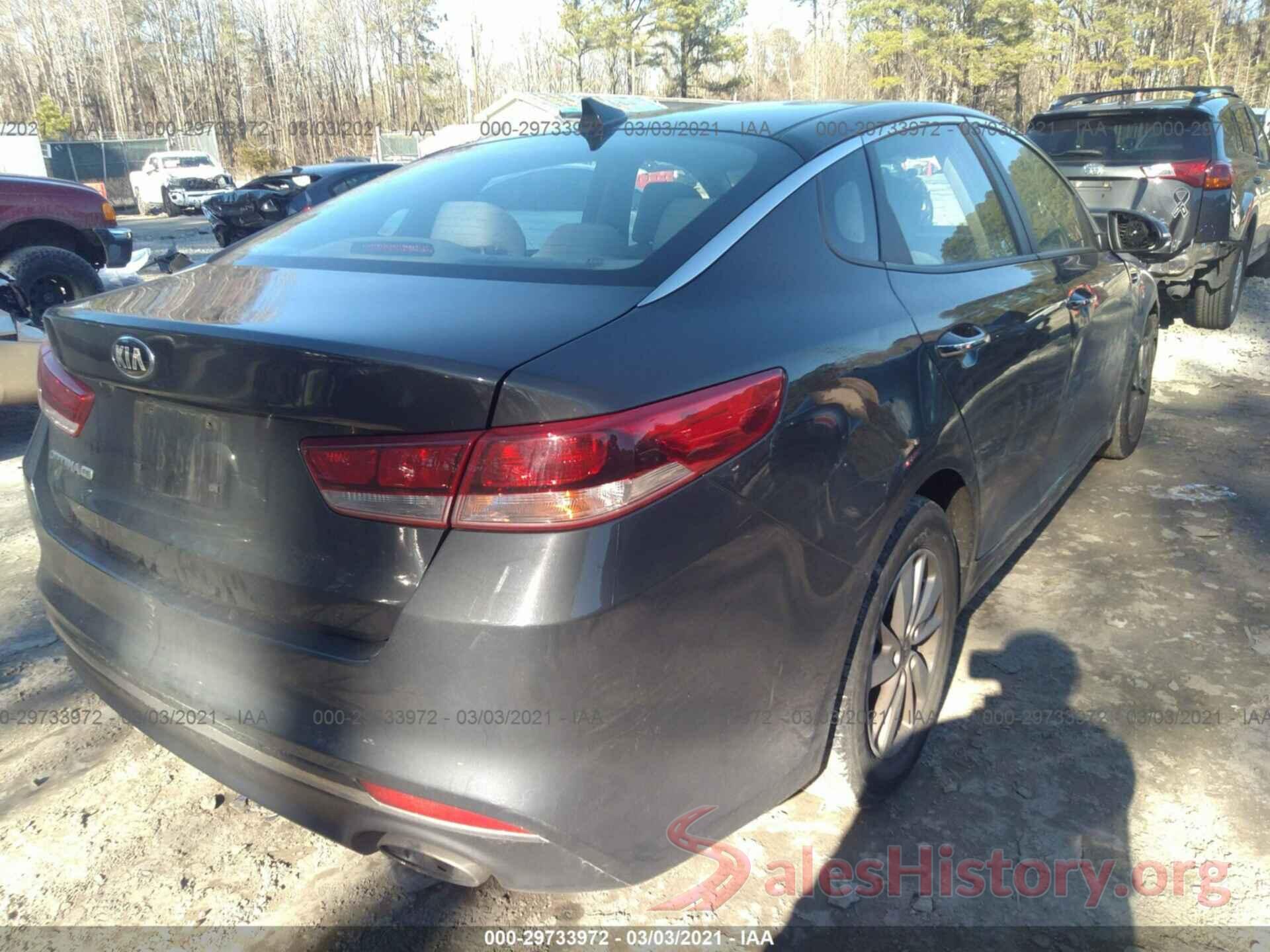 KNAGT4L36G5079347 2016 KIA OPTIMA